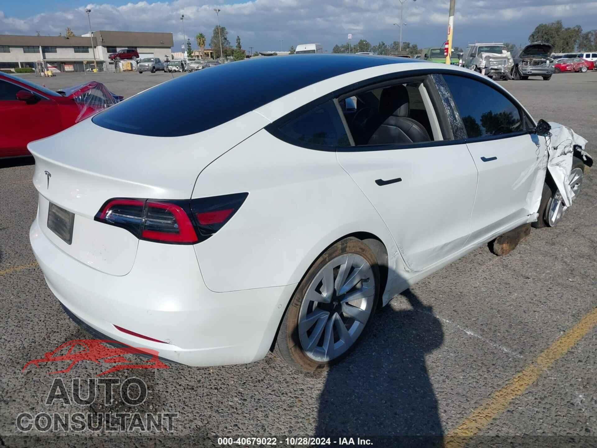 TESLA MODEL 3 2022 - 5YJ3E1EA8NF144569