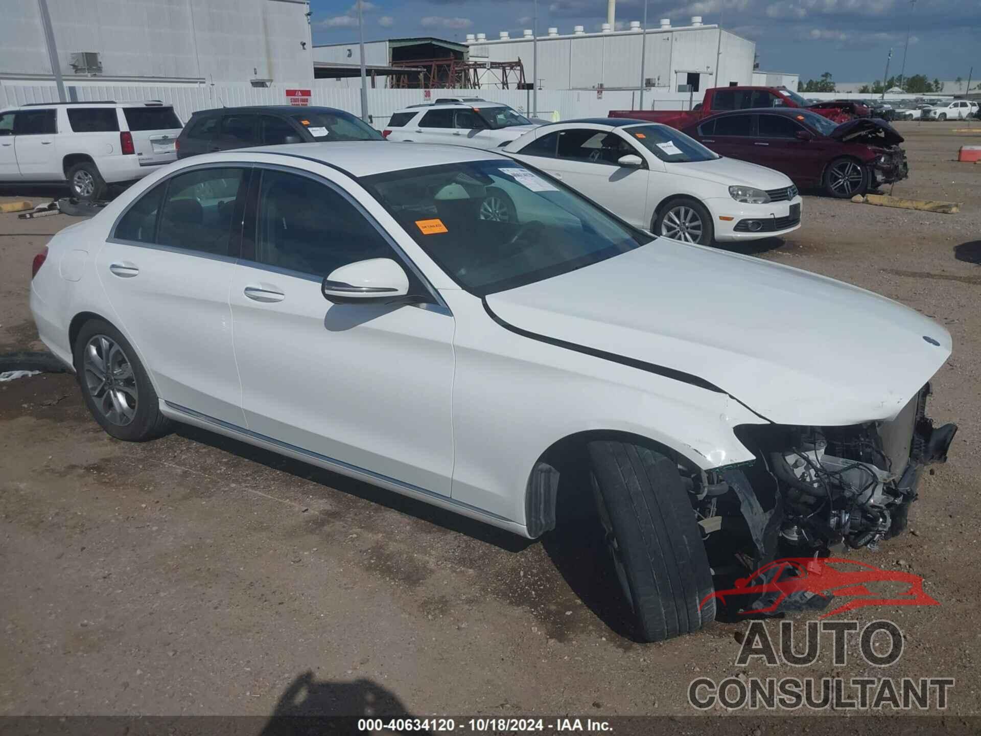 MERCEDES-BENZ C 300 2017 - 55SWF4JB9HU231846