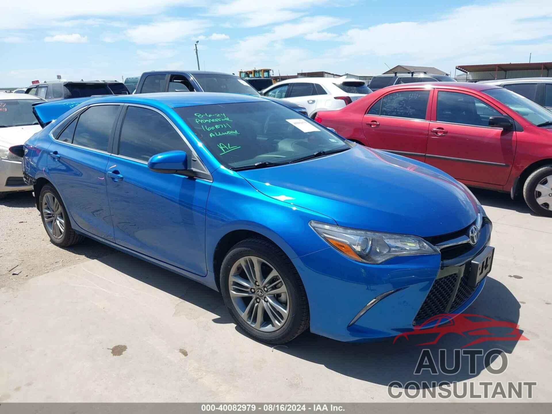 TOYOTA CAMRY 2017 - 4T1BF1FK1HU763120