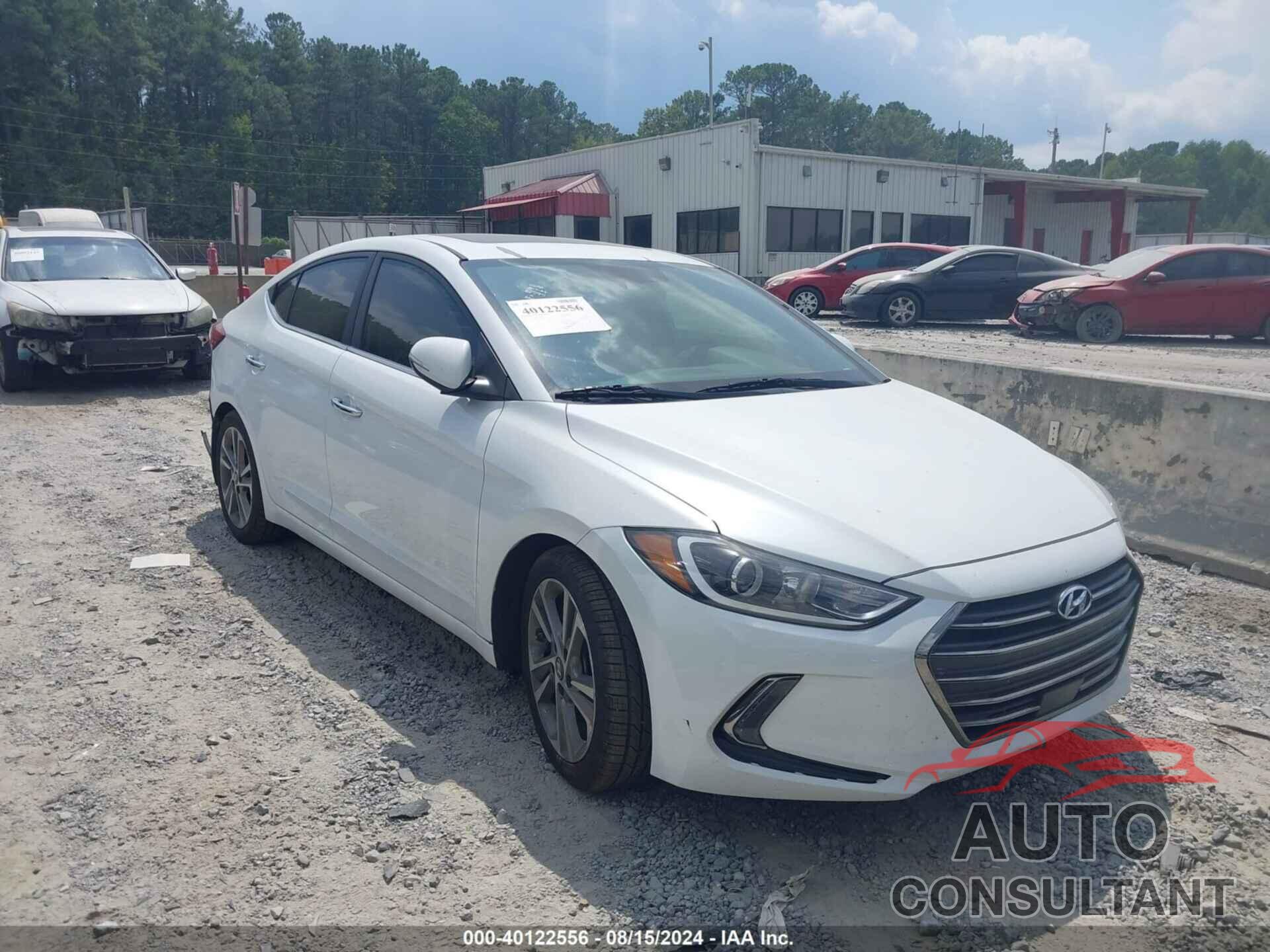 HYUNDAI ELANTRA 2017 - 5NPD84LF9HH028797