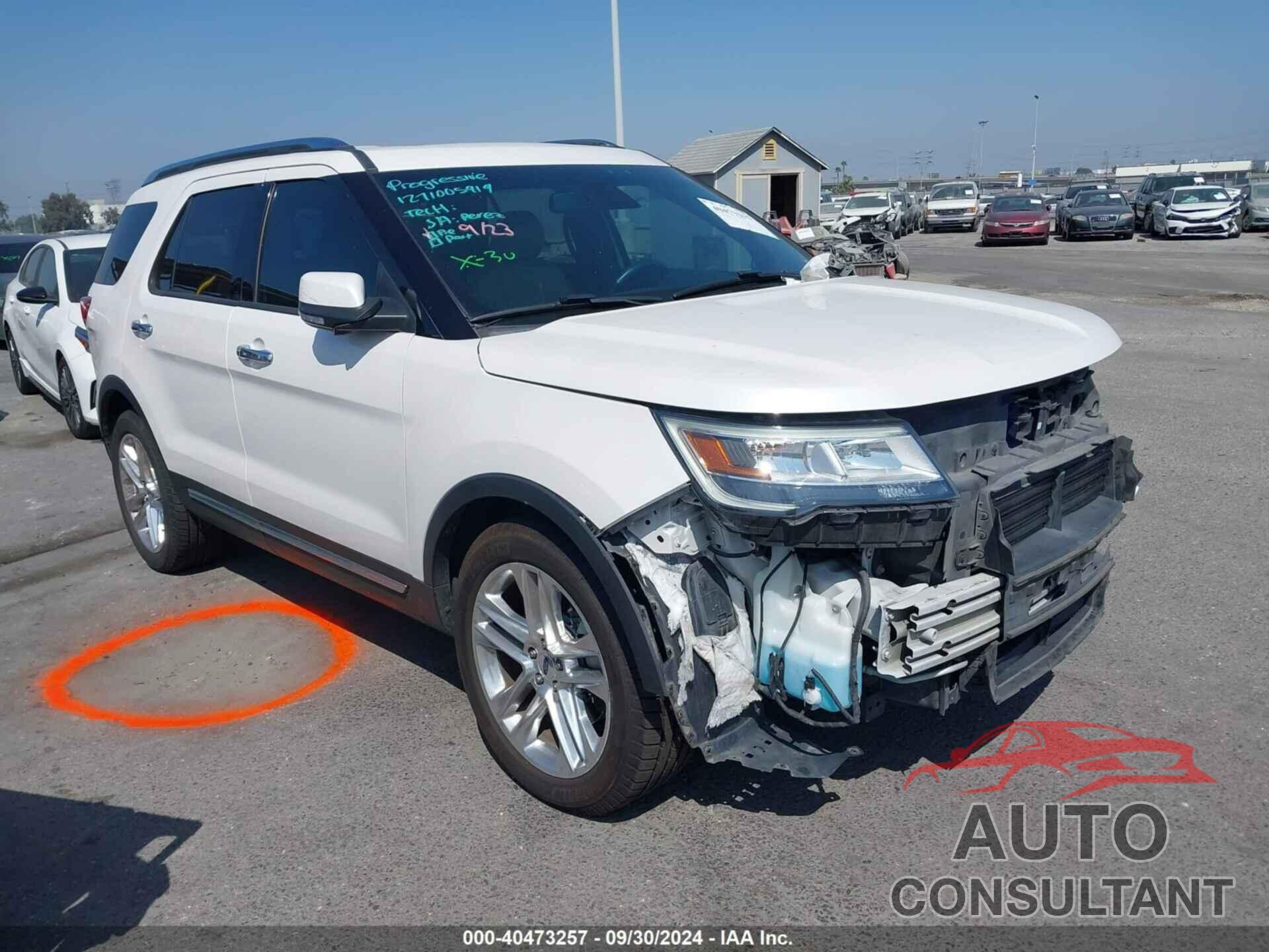 FORD EXPLORER 2017 - 1FM5K7F83HGA98834