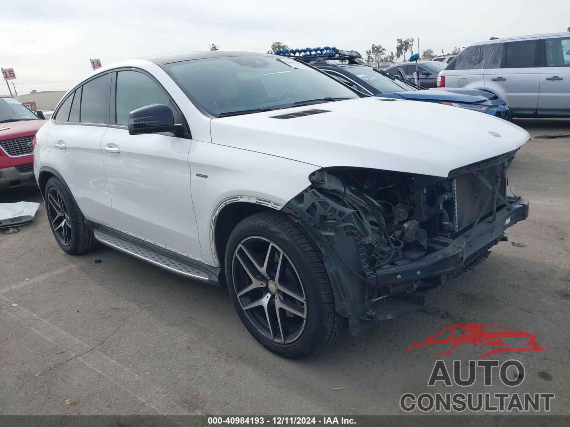 MERCEDES-BENZ GLE 450 AMG COUPE 2016 - 4JGED6EB5GA007064