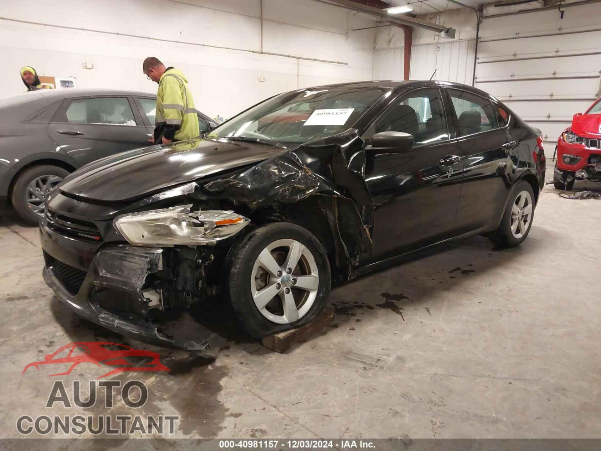 DODGE DART 2015 - 1C3CDFBB3FD222542