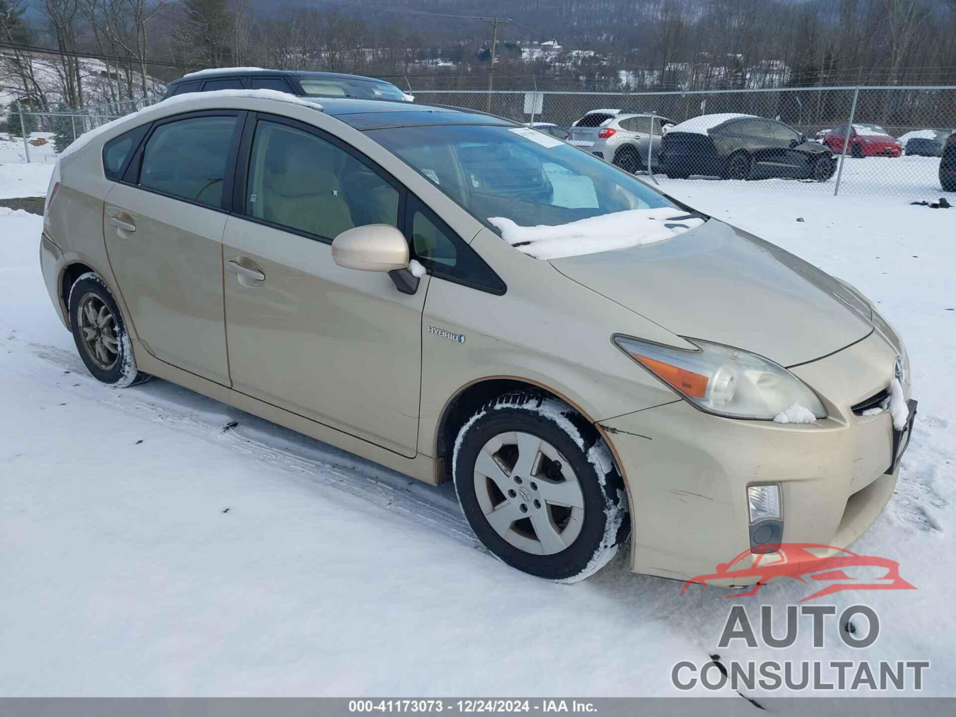 TOYOTA PRIUS 2010 - JTDKN3DU0A1168080