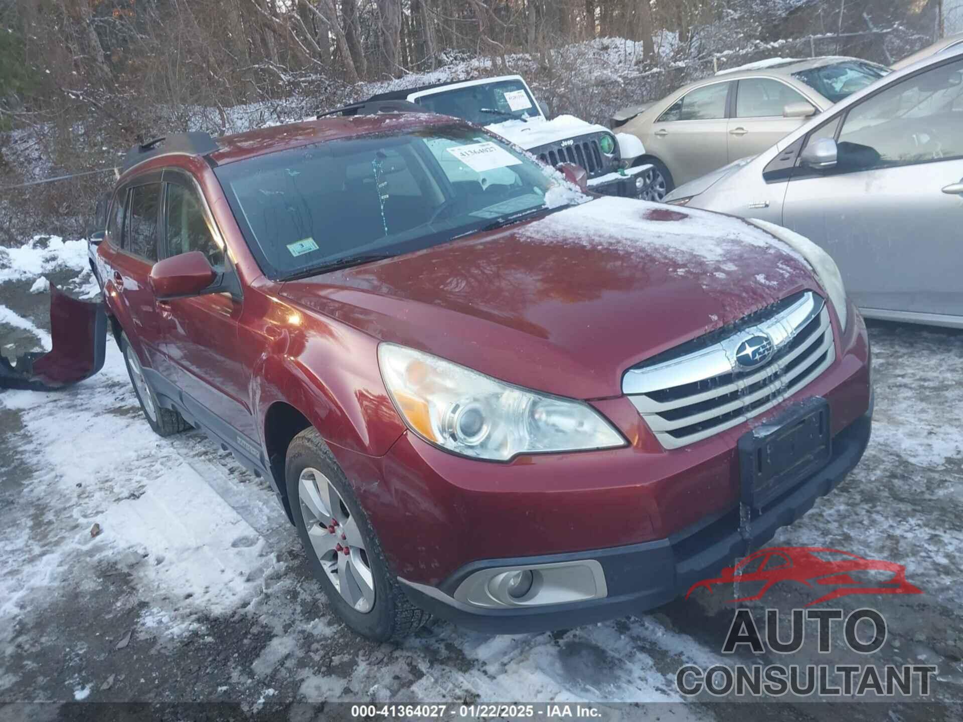 SUBARU OUTBACK 2012 - 4S4BRBCC5C3210303