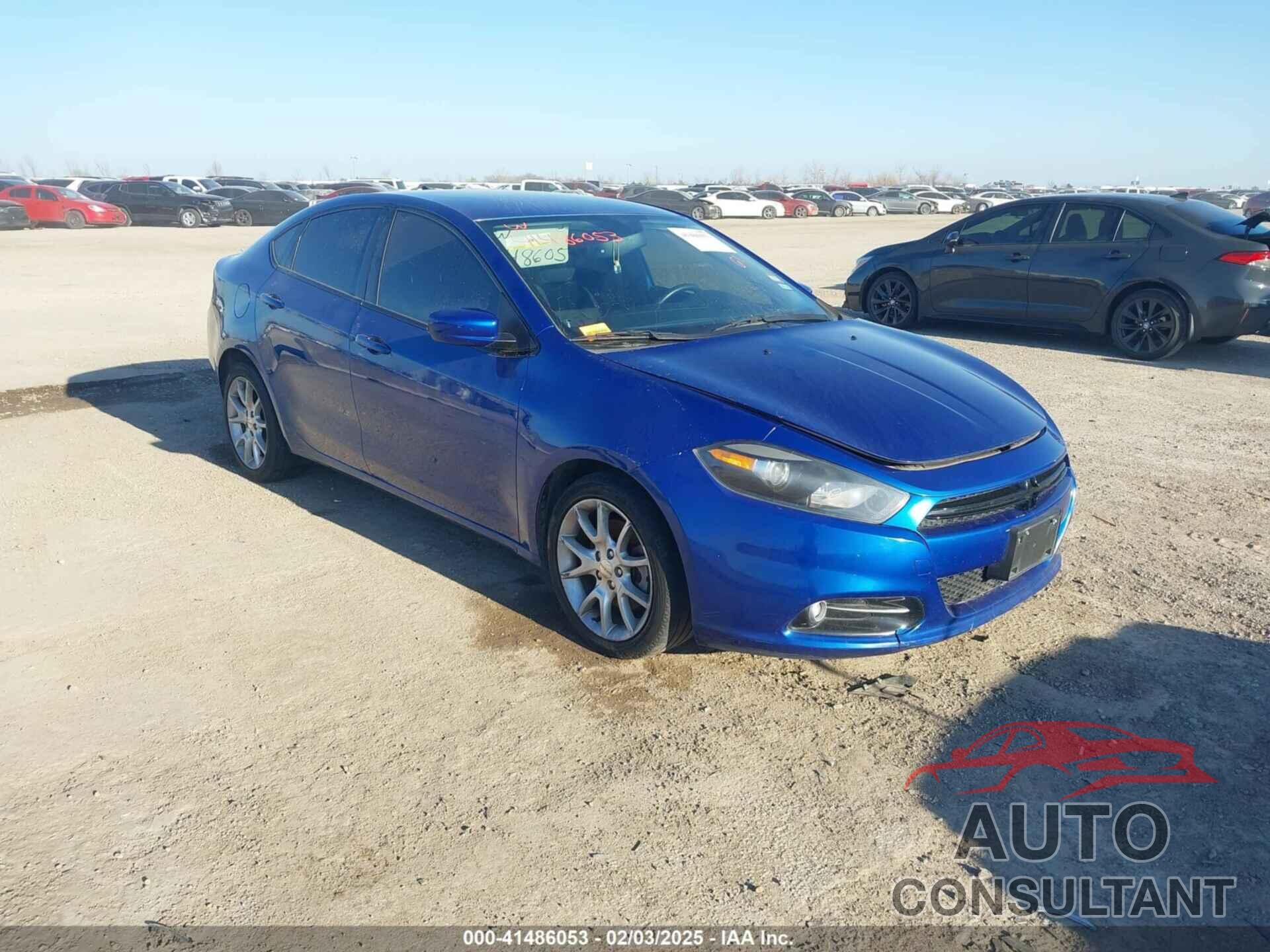 DODGE DART 2013 - 1C3CDFBA2DD288987