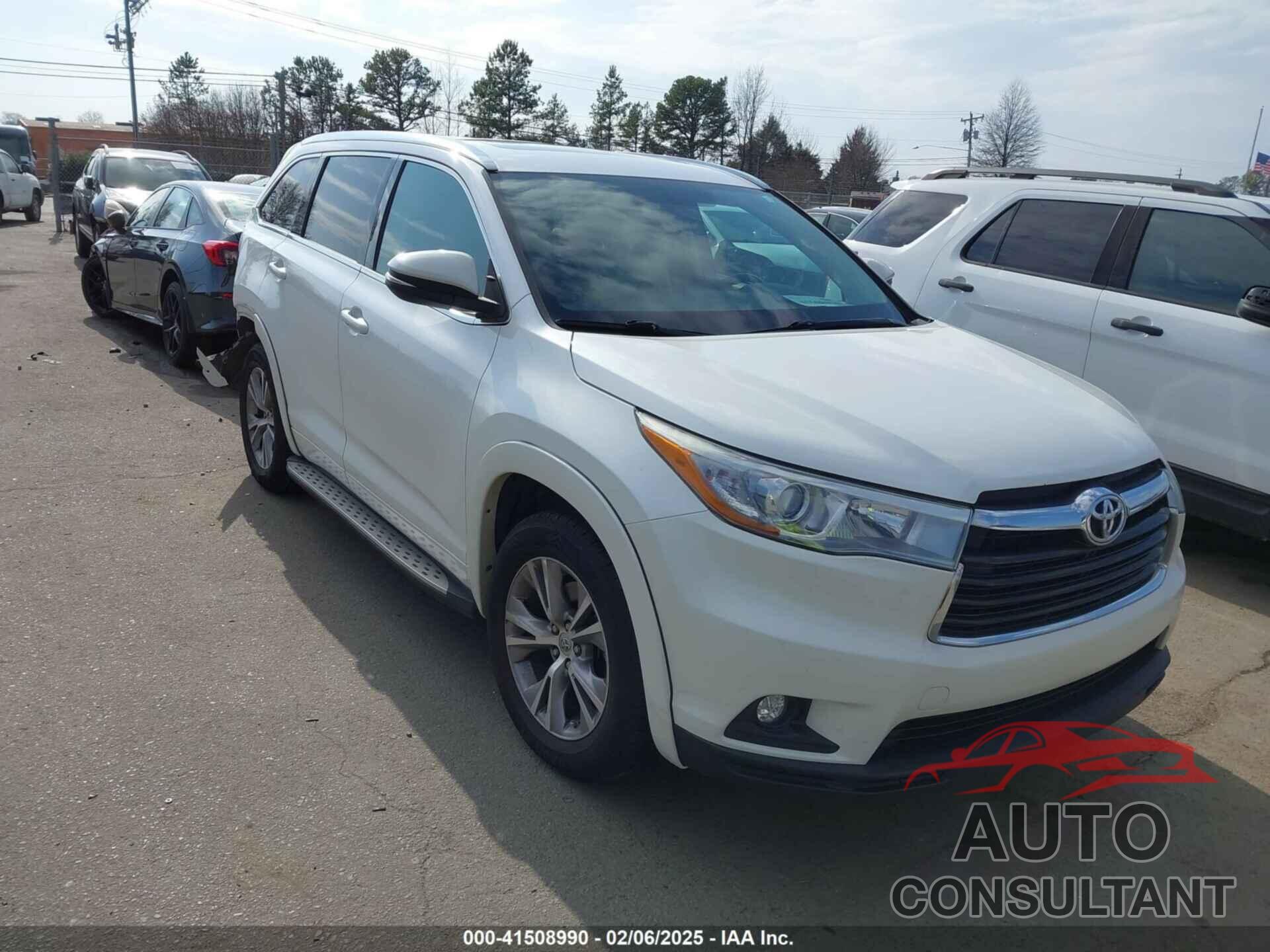TOYOTA HIGHLANDER 2015 - 5TDKKRFH6FS096842