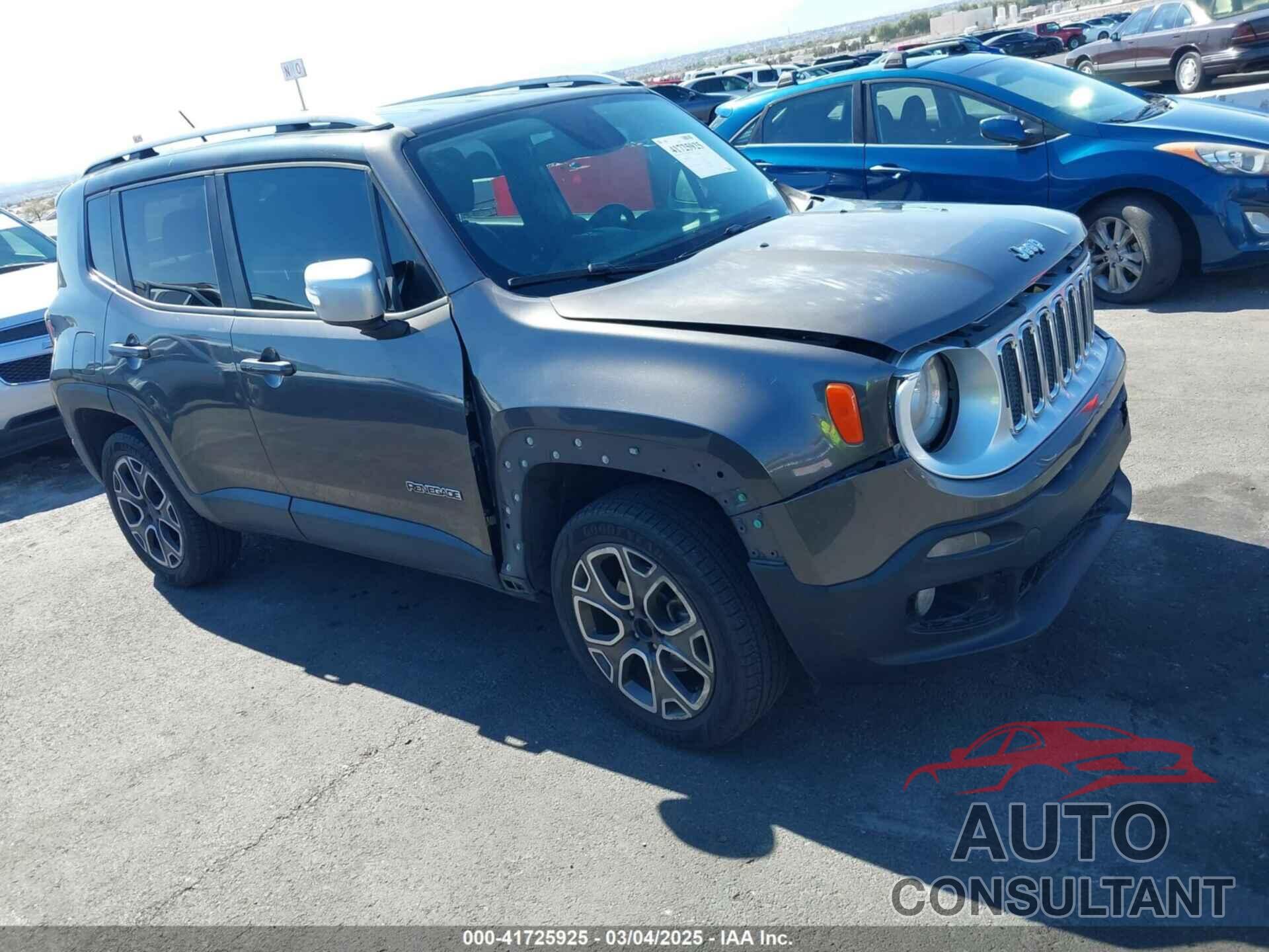 JEEP RENEGADE 2016 - ZACCJBDT3GPD51130