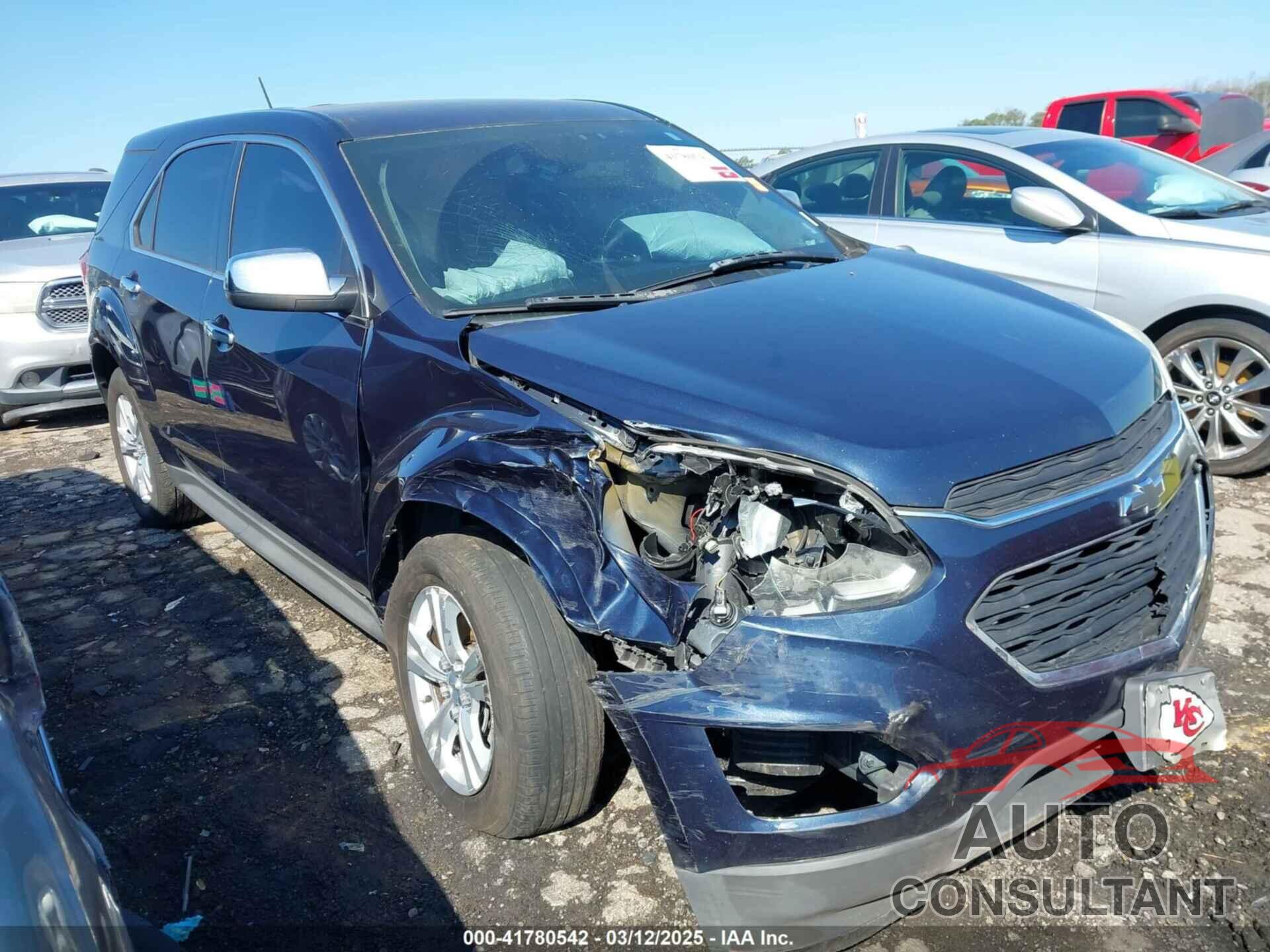 CHEVROLET EQUINOX 2016 - 2GNALBEK3G6157953