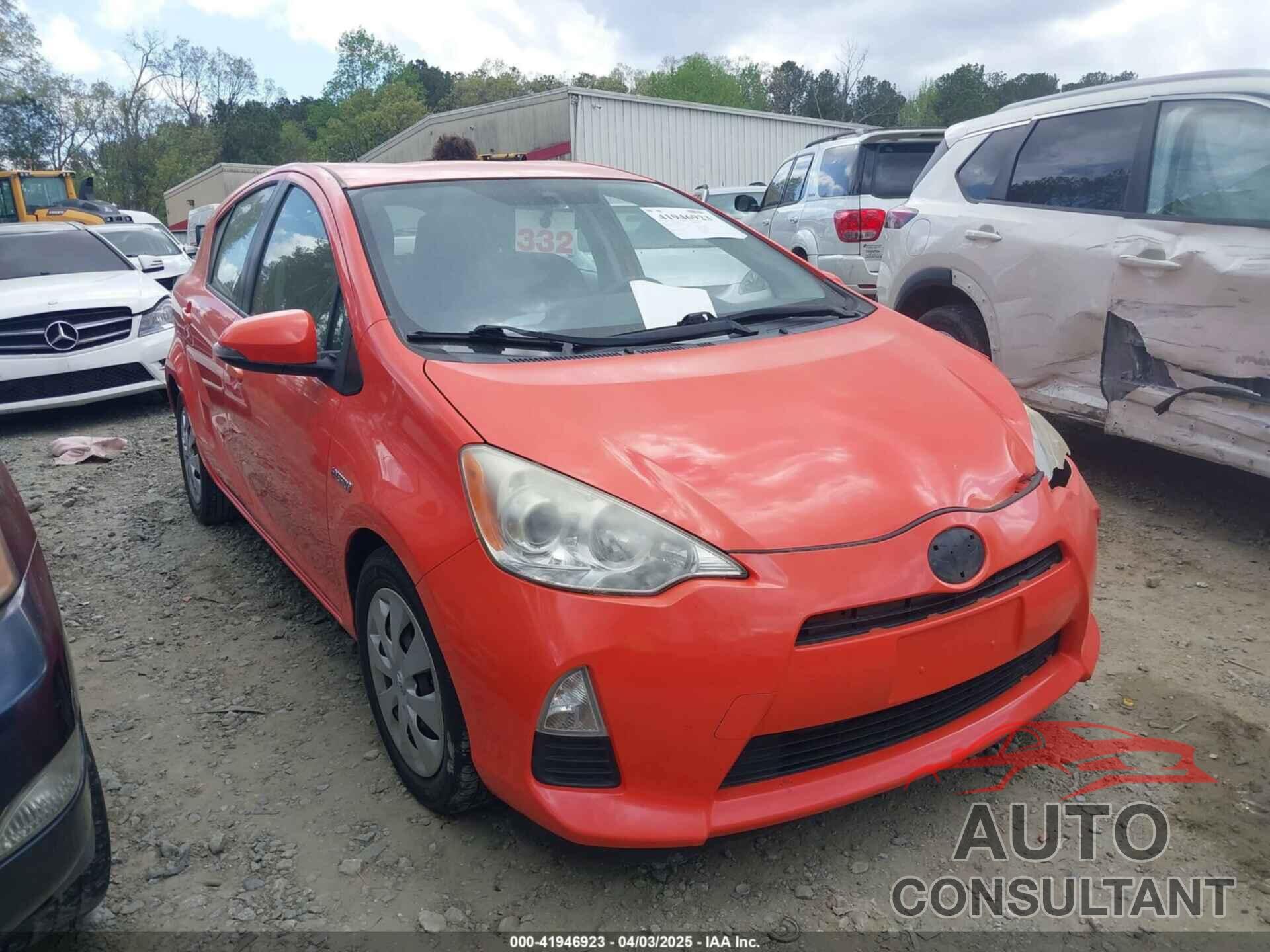 TOYOTA PRIUS C 2012 - JTDKDTB37C1003563