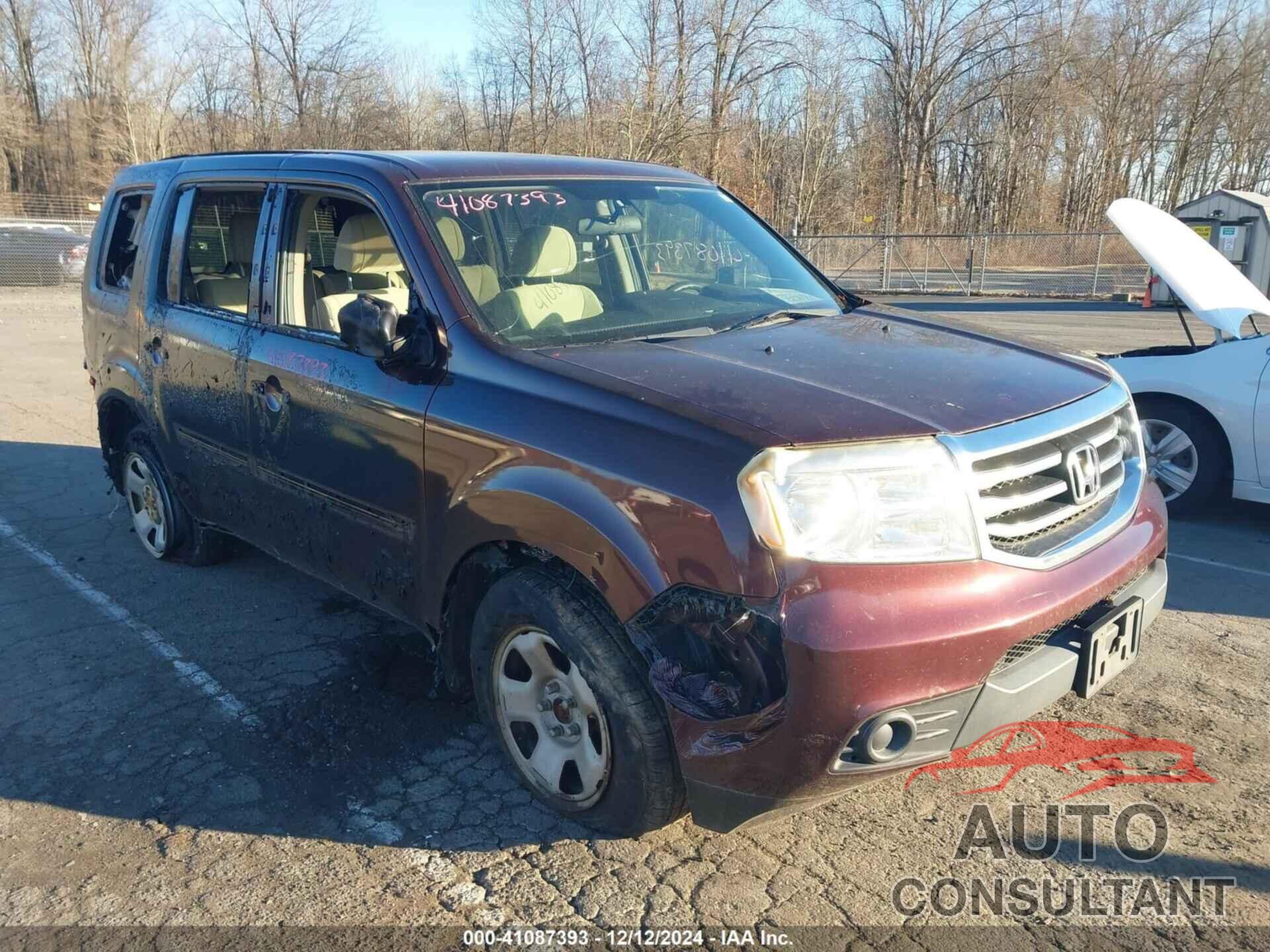 HONDA PILOT 2015 - 5FNYF4H29FB052414