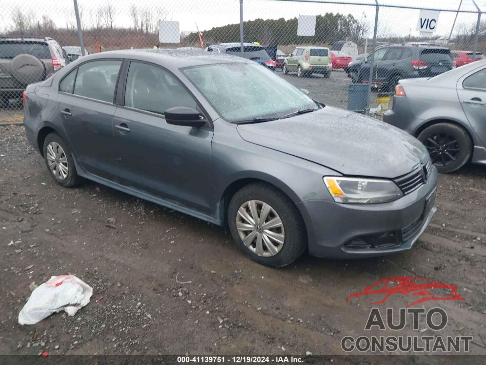 VOLKSWAGEN JETTA 2012 - 3VW2K7AJ3CM377617