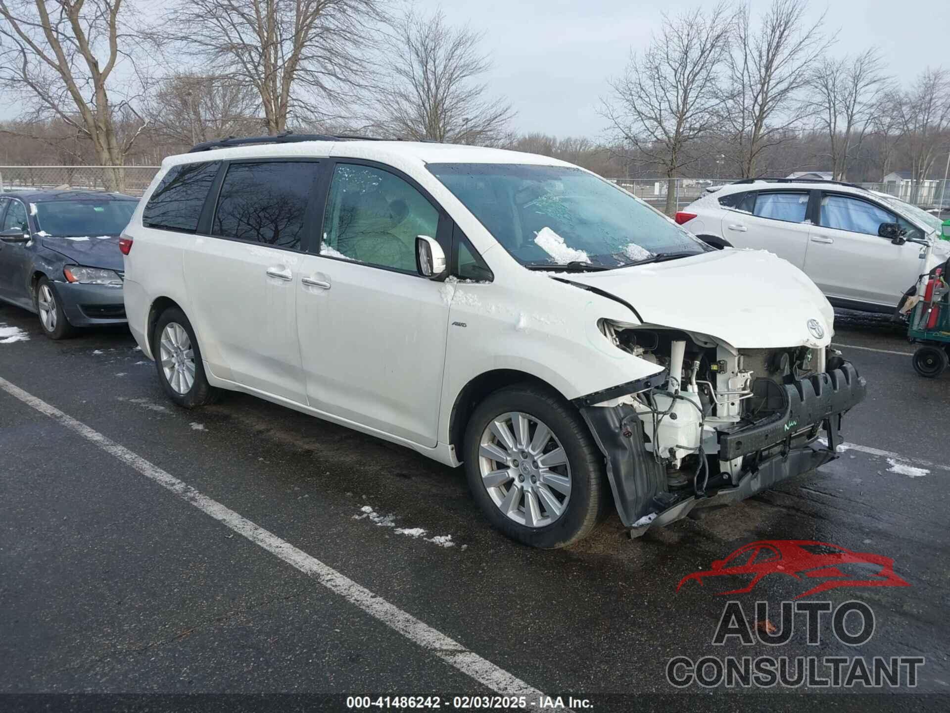 TOYOTA SIENNA 2017 - 5TDDZ3DC3HS167636