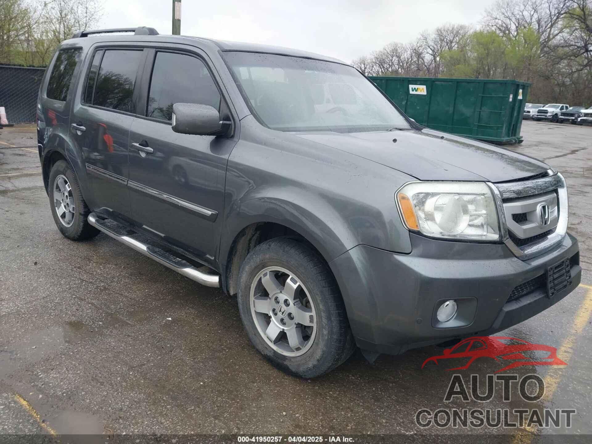 HONDA PILOT 2010 - 5FNYF4H85AB038510