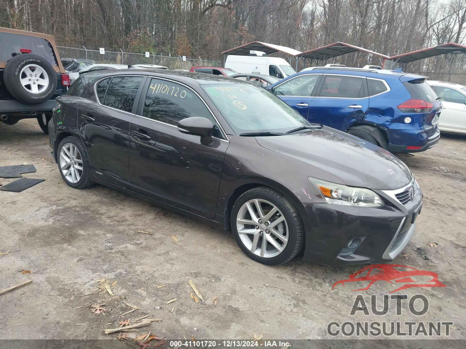 LEXUS CT 200H 2014 - JTHKD5BH1E2182248