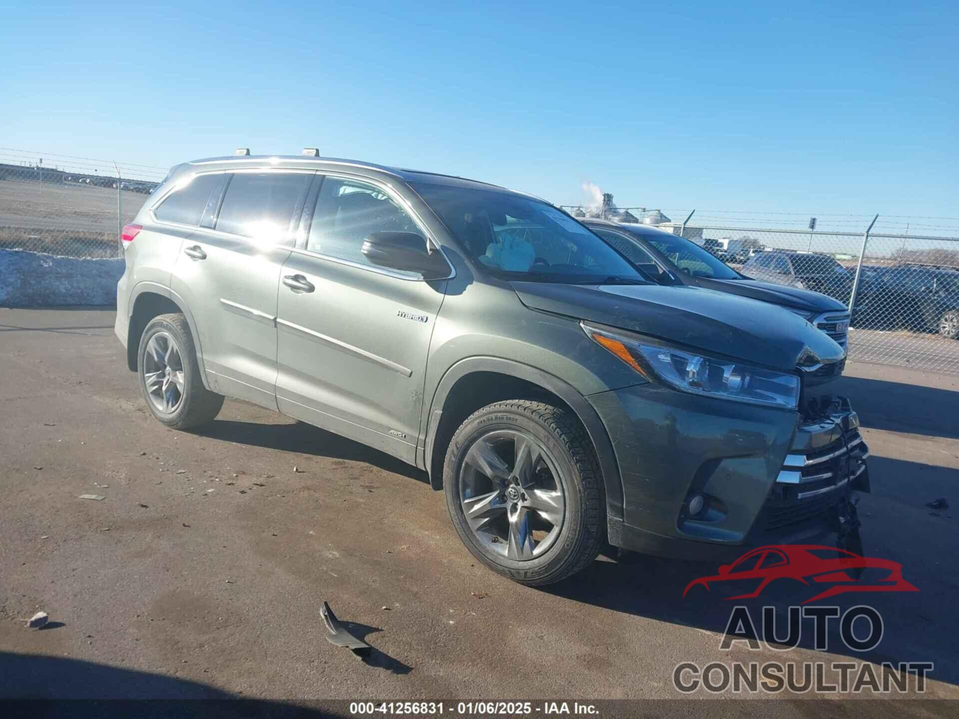 TOYOTA HIGHLANDER HYBRID 2018 - 5TDDGRFH8JS045443