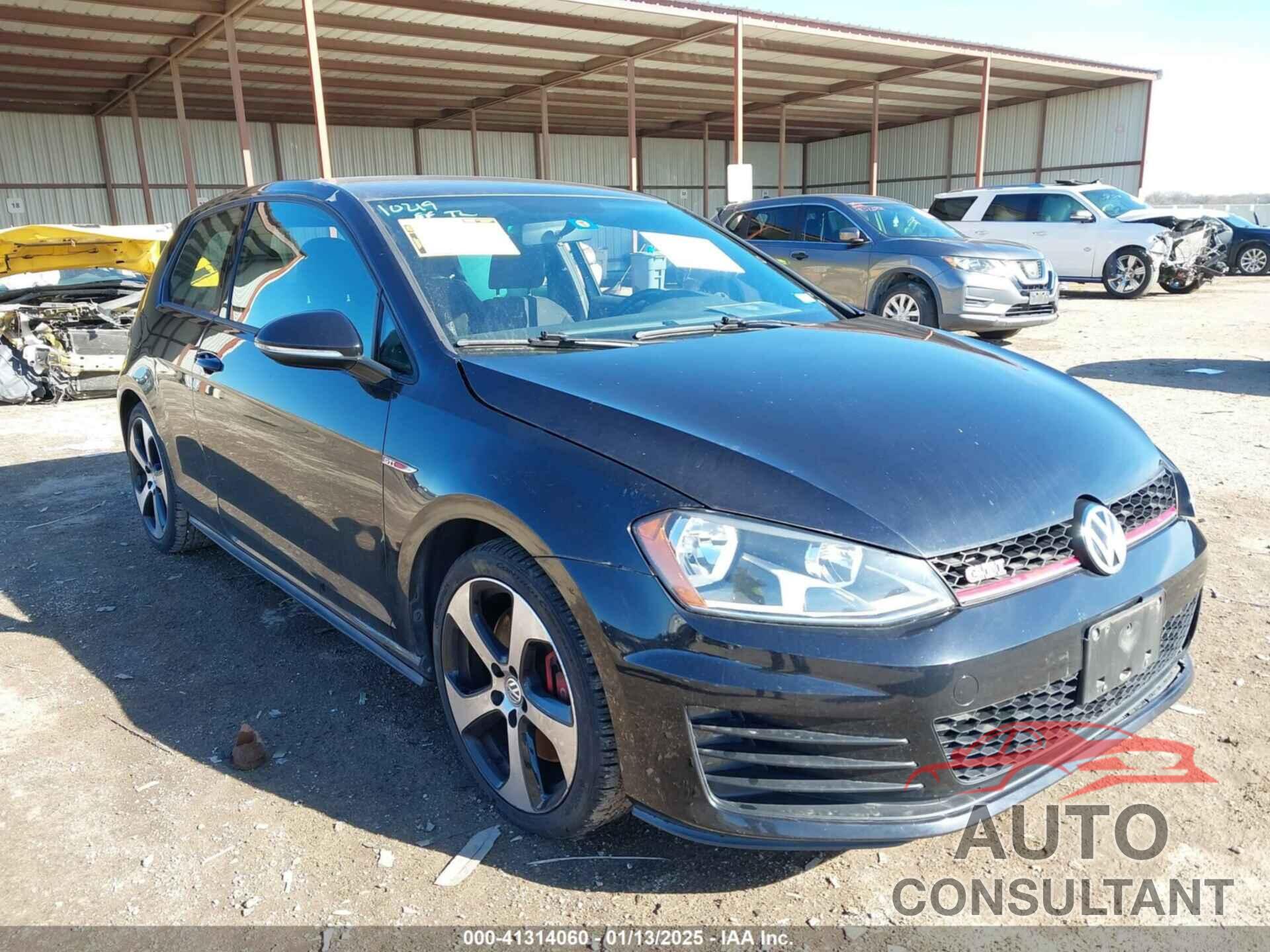 VOLKSWAGEN GOLF GTI 2016 - 3VWY47AU3GM007367