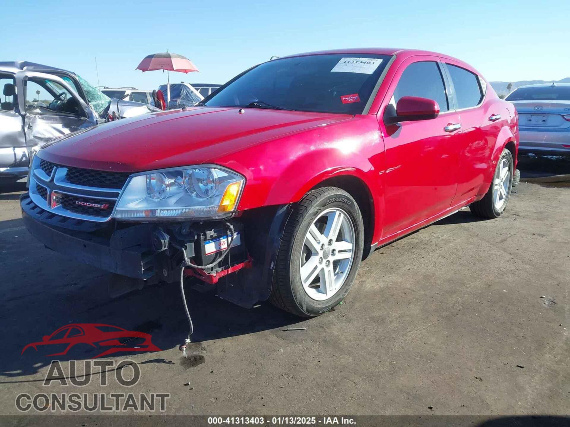 DODGE AVENGER 2013 - 1C3CDZCB1DN623773