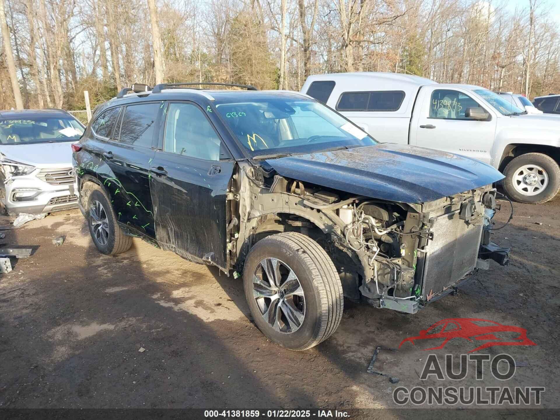 TOYOTA HIGHLANDER 2022 - 5TDGZRBH1NS586403