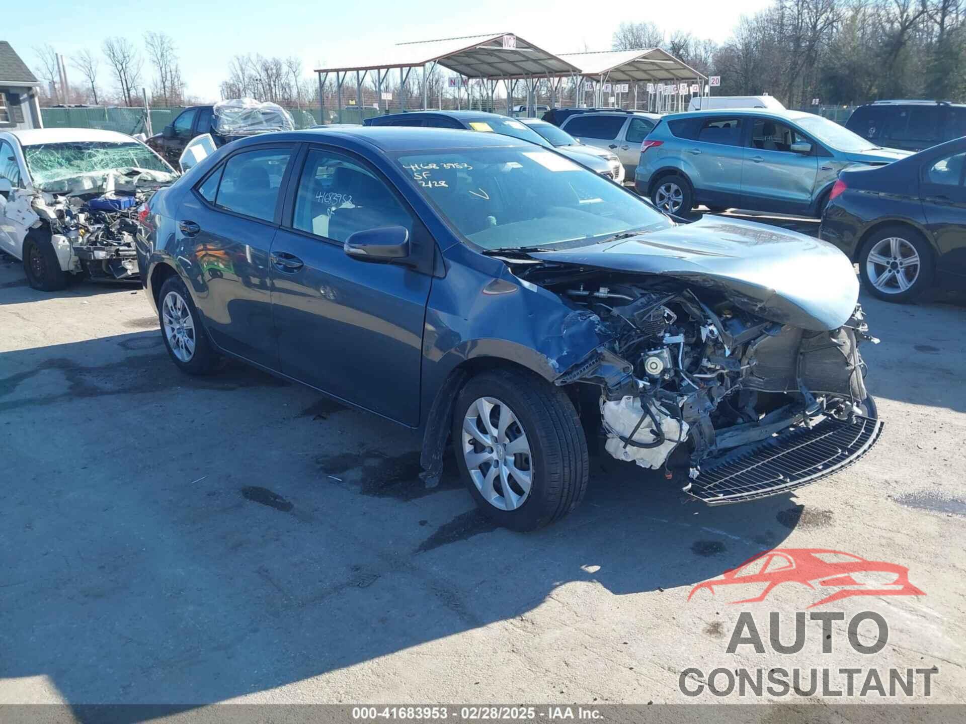 TOYOTA COROLLA 2016 - 2T1BURHE3GC515012