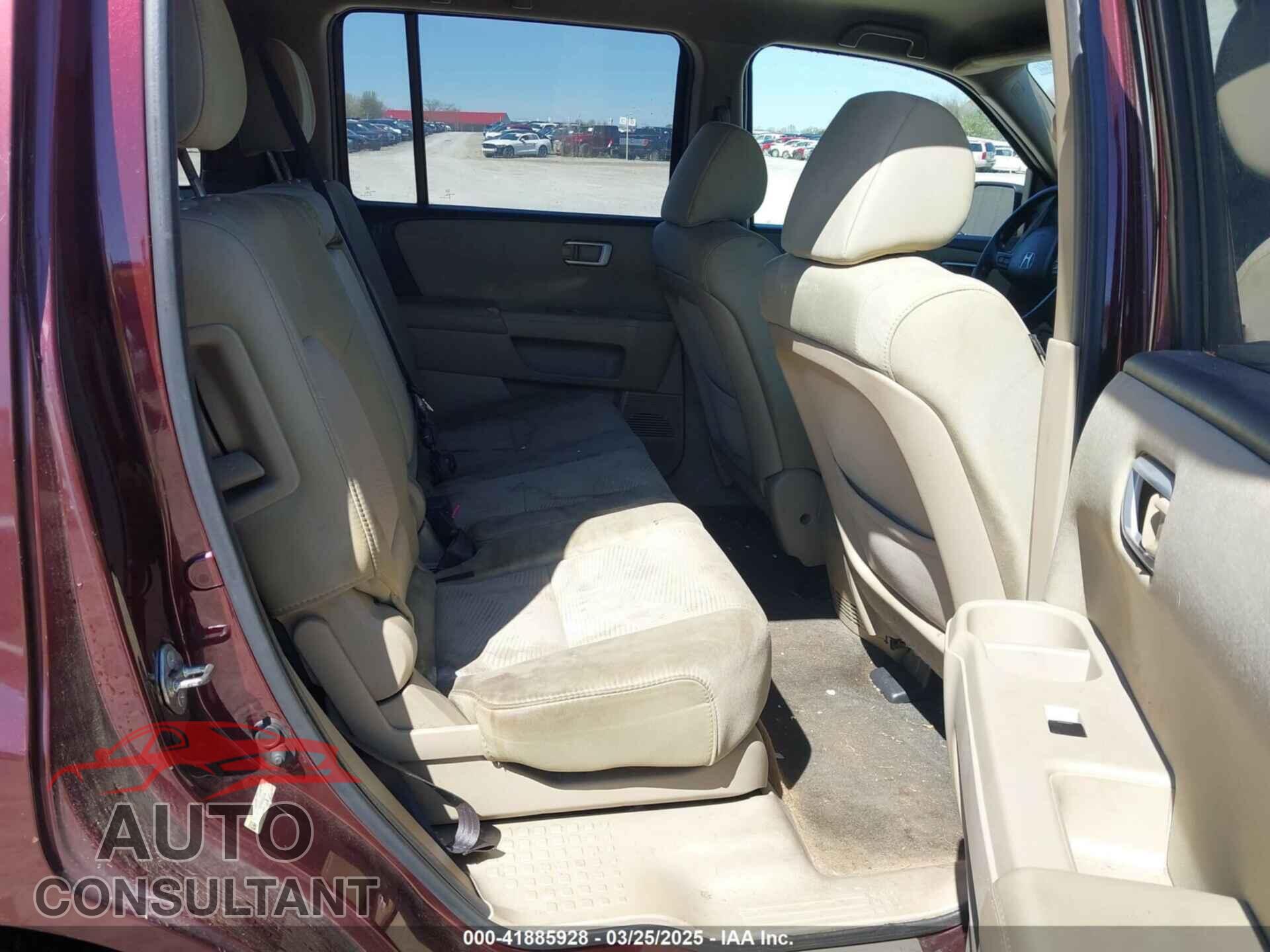 HONDA PILOT 2013 - 5FNYF3H29DB022014