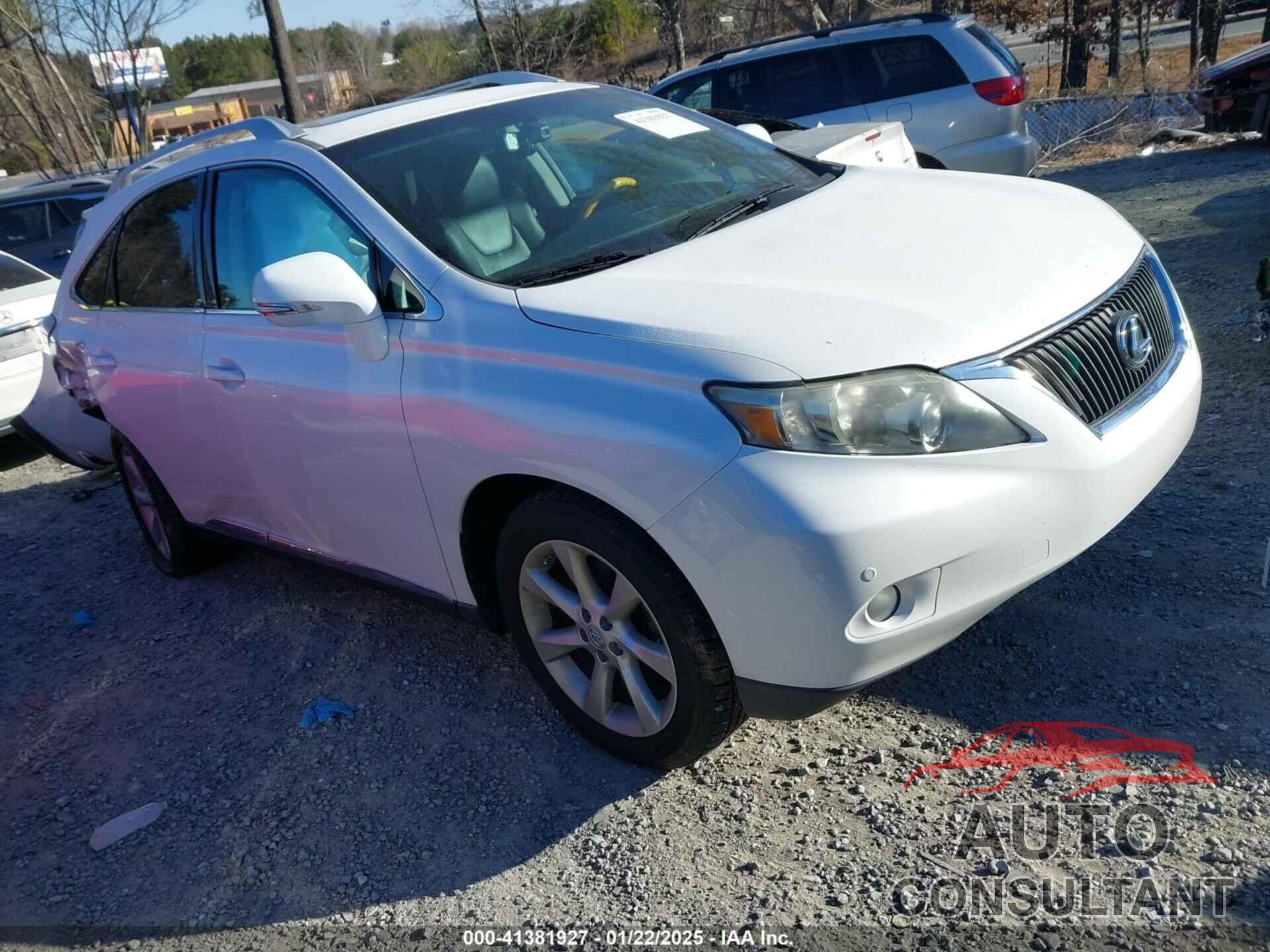LEXUS RX 350 2012 - 2T2ZK1BA6CC067379