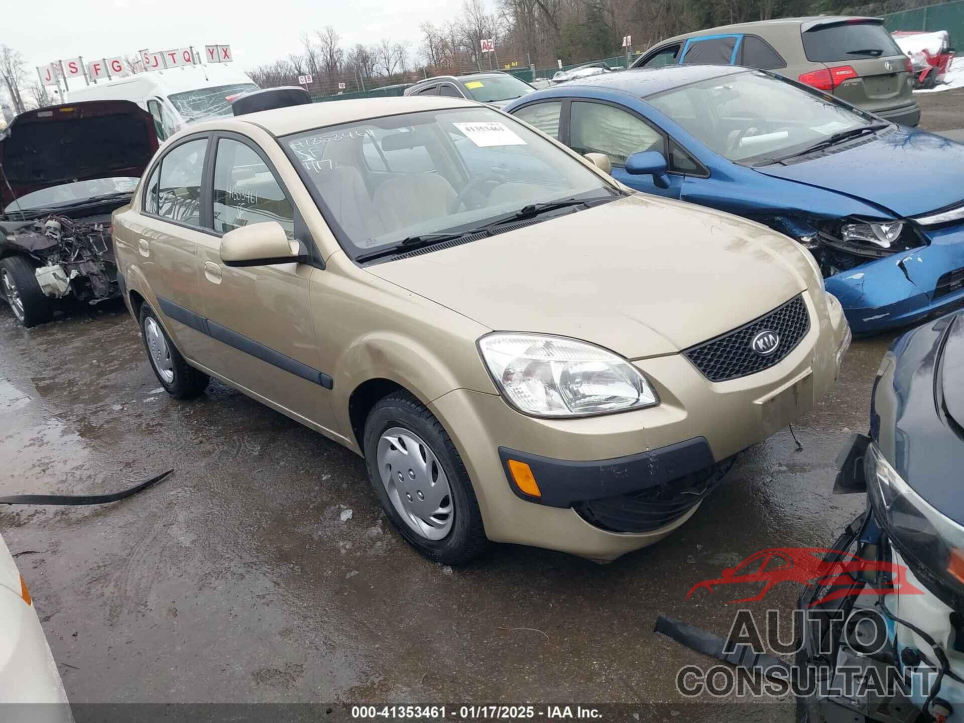 KIA RIO 2009 - KNADE223696460986