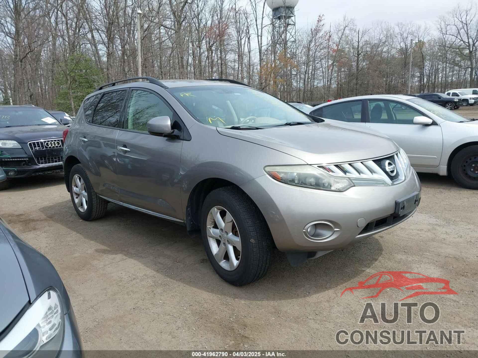 NISSAN MURANO 2009 - JN8AZ18U99W018129