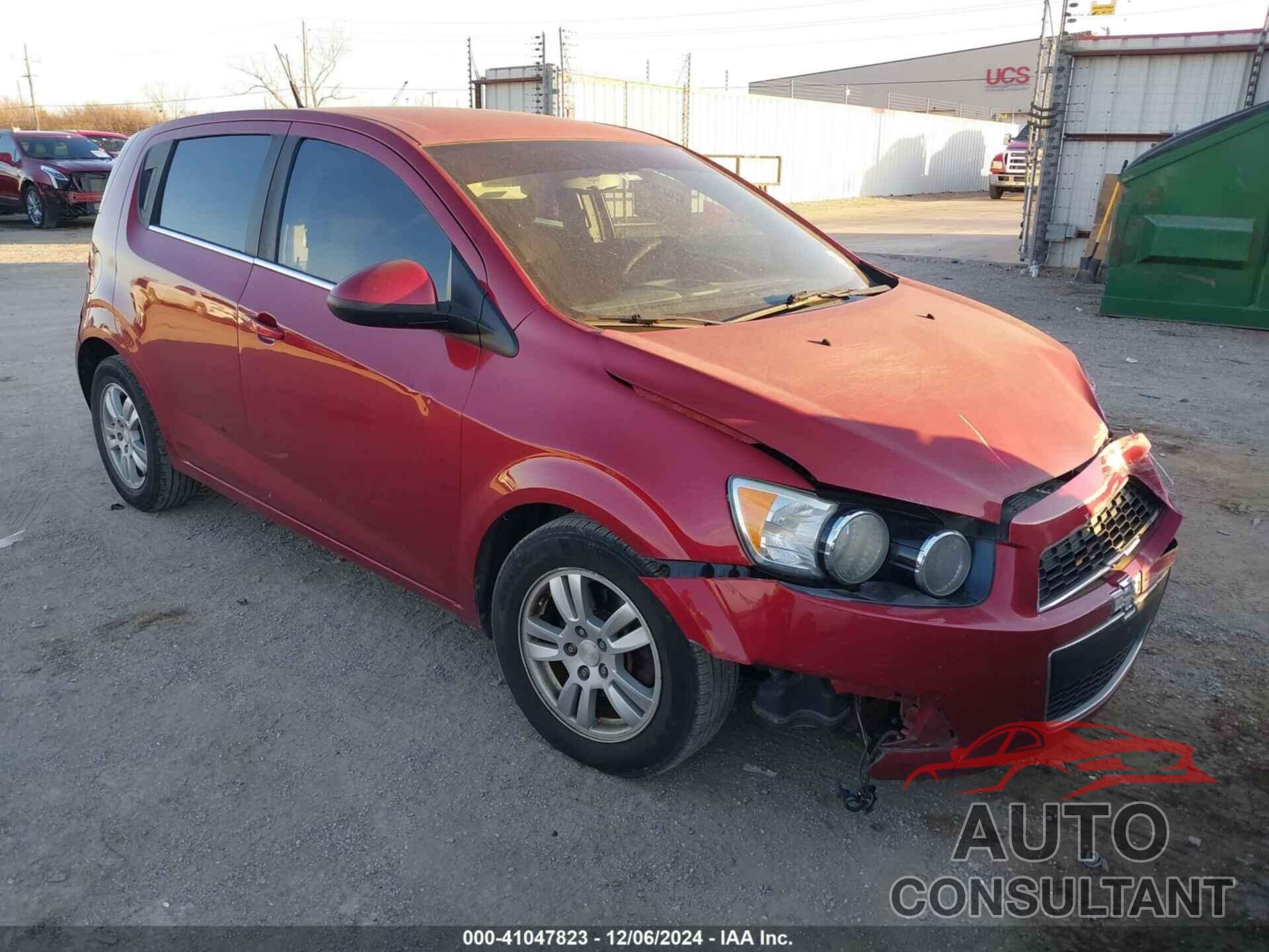 CHEVROLET SONIC 2012 - 1G1JC6SH9C4116353
