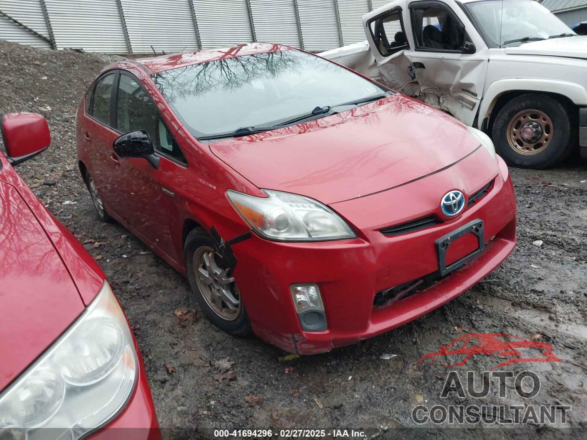 TOYOTA PRIUS 2010 - JTDKN3DUXA0196393