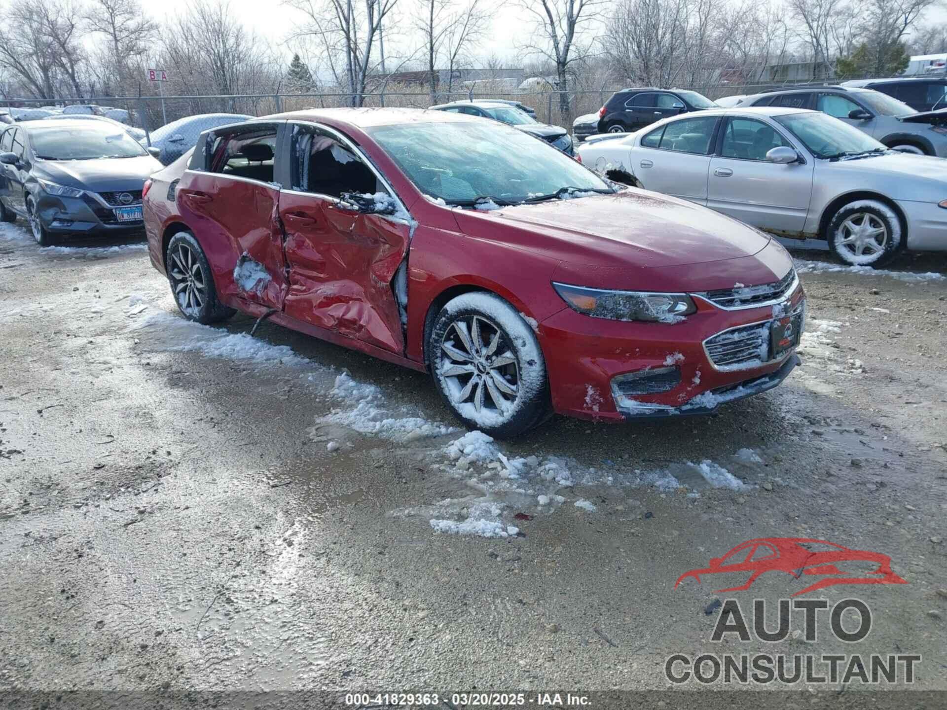 CHEVROLET MALIBU 2017 - 1G1ZE5ST3HF276980