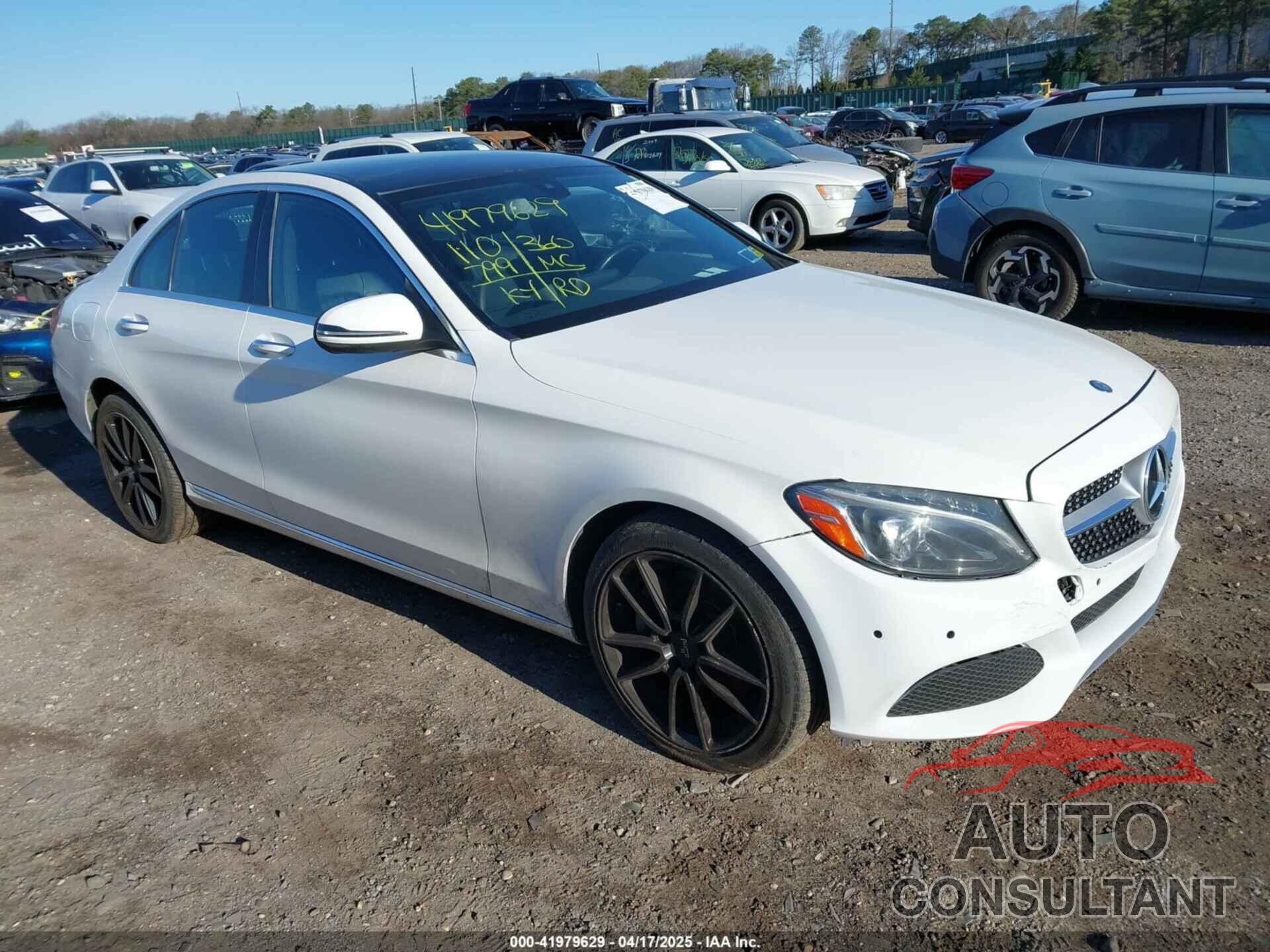 MERCEDES-BENZ C 300 2018 - WDDWF4KB7JR351702