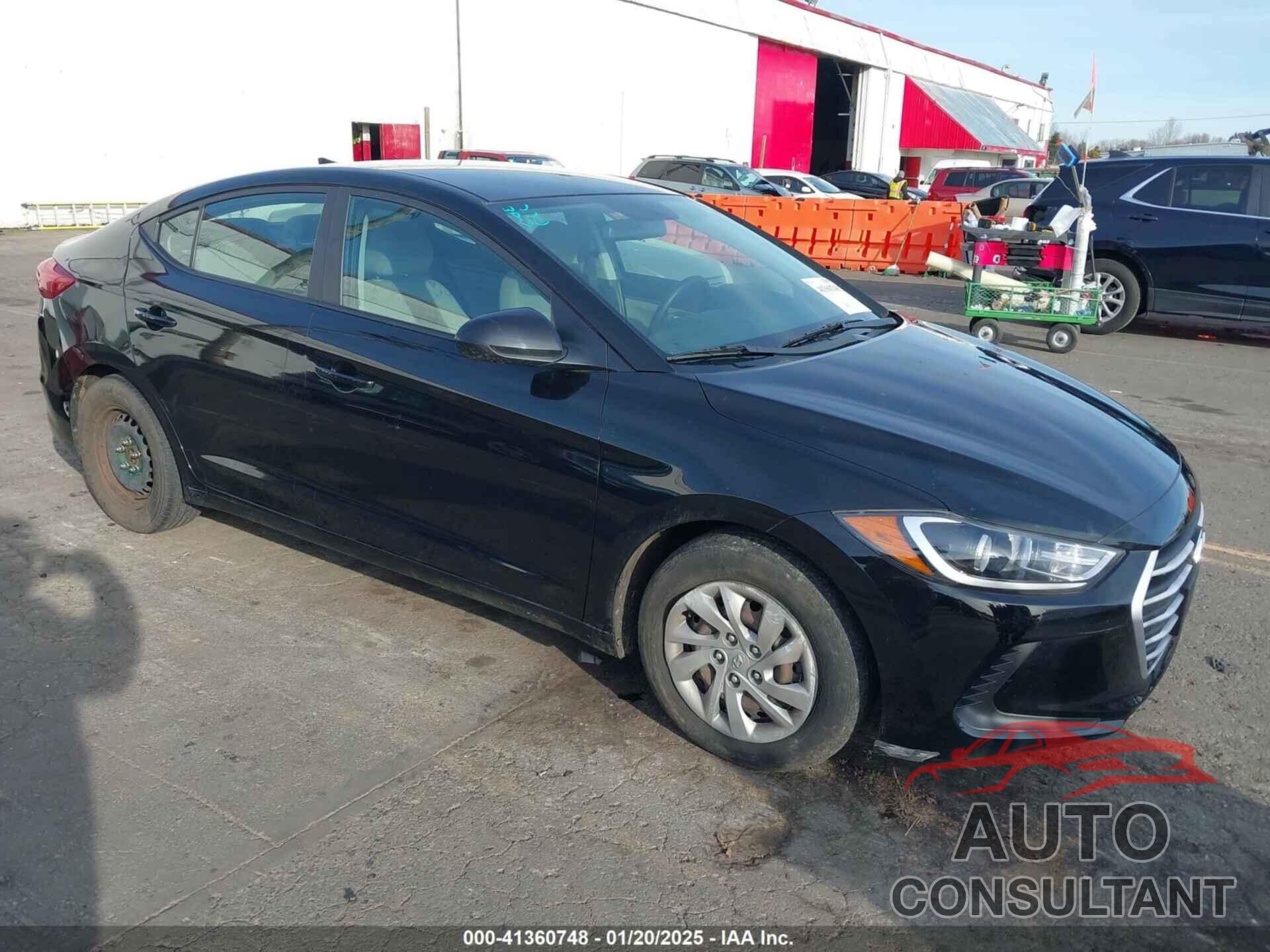 HYUNDAI ELANTRA 2017 - KMHD74LF6HU338023
