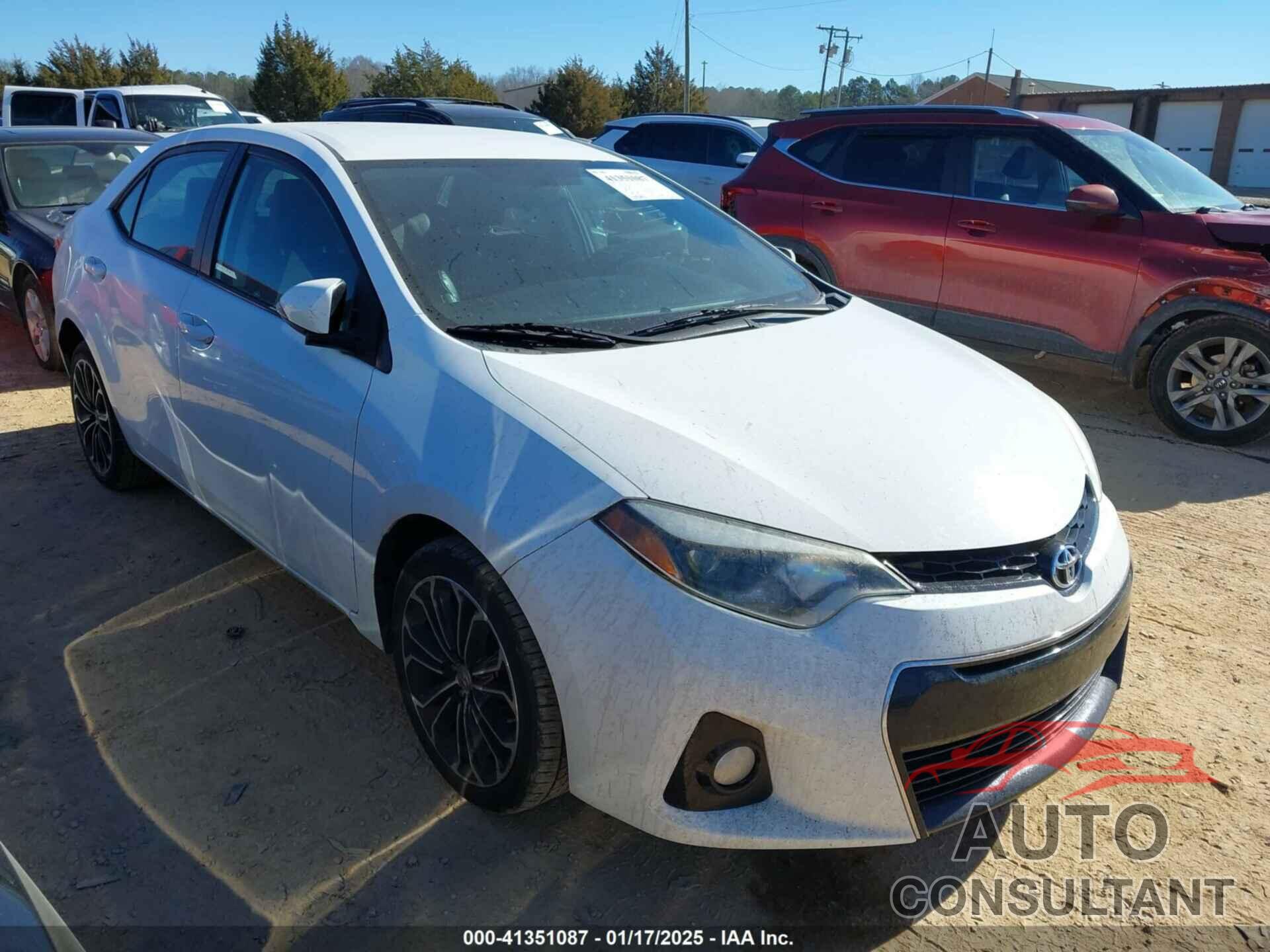TOYOTA COROLLA 2015 - 2T1BURHE5FC453515