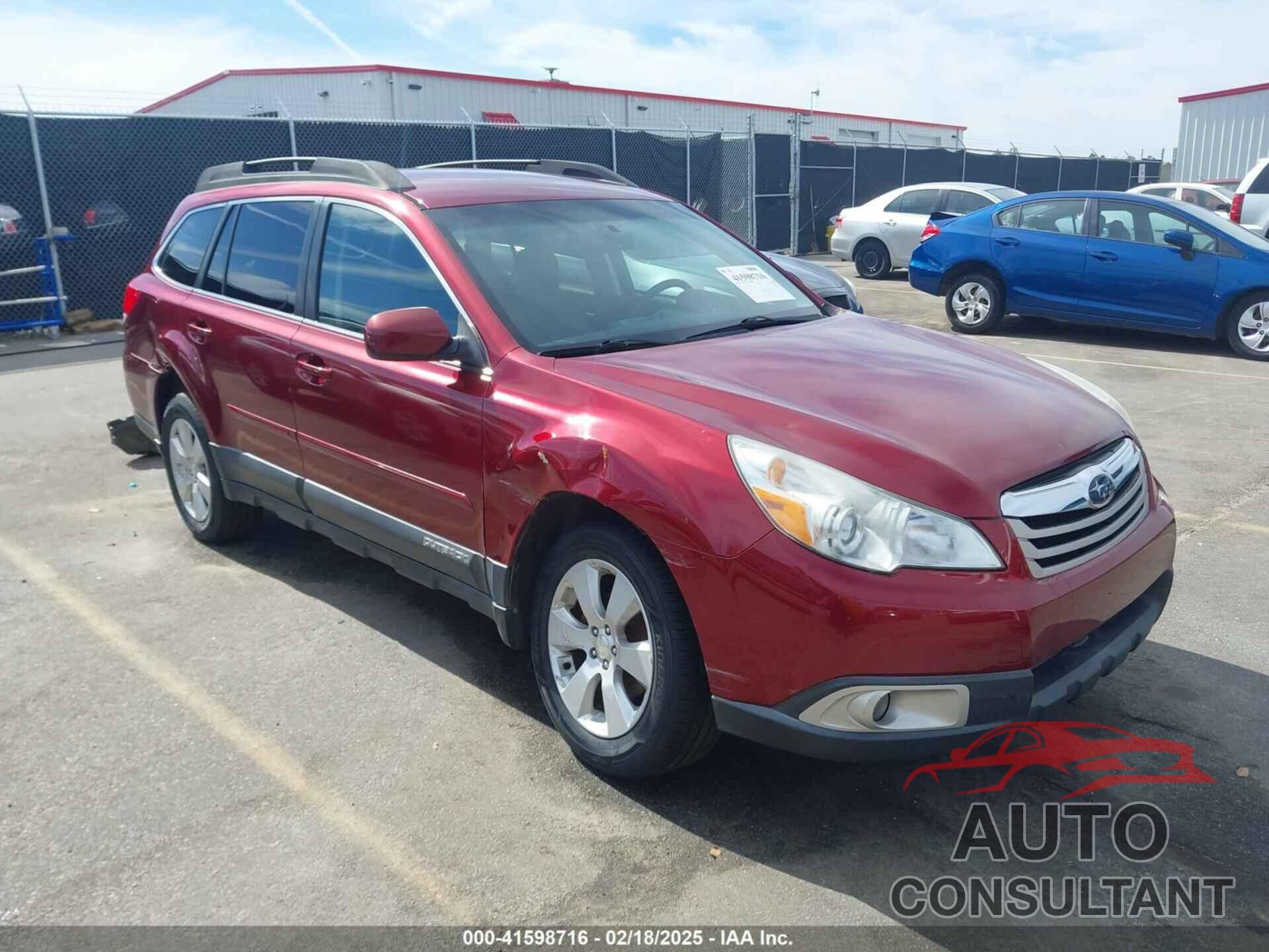 SUBARU OUTBACK 2012 - 4S4BRCCC3C3248795