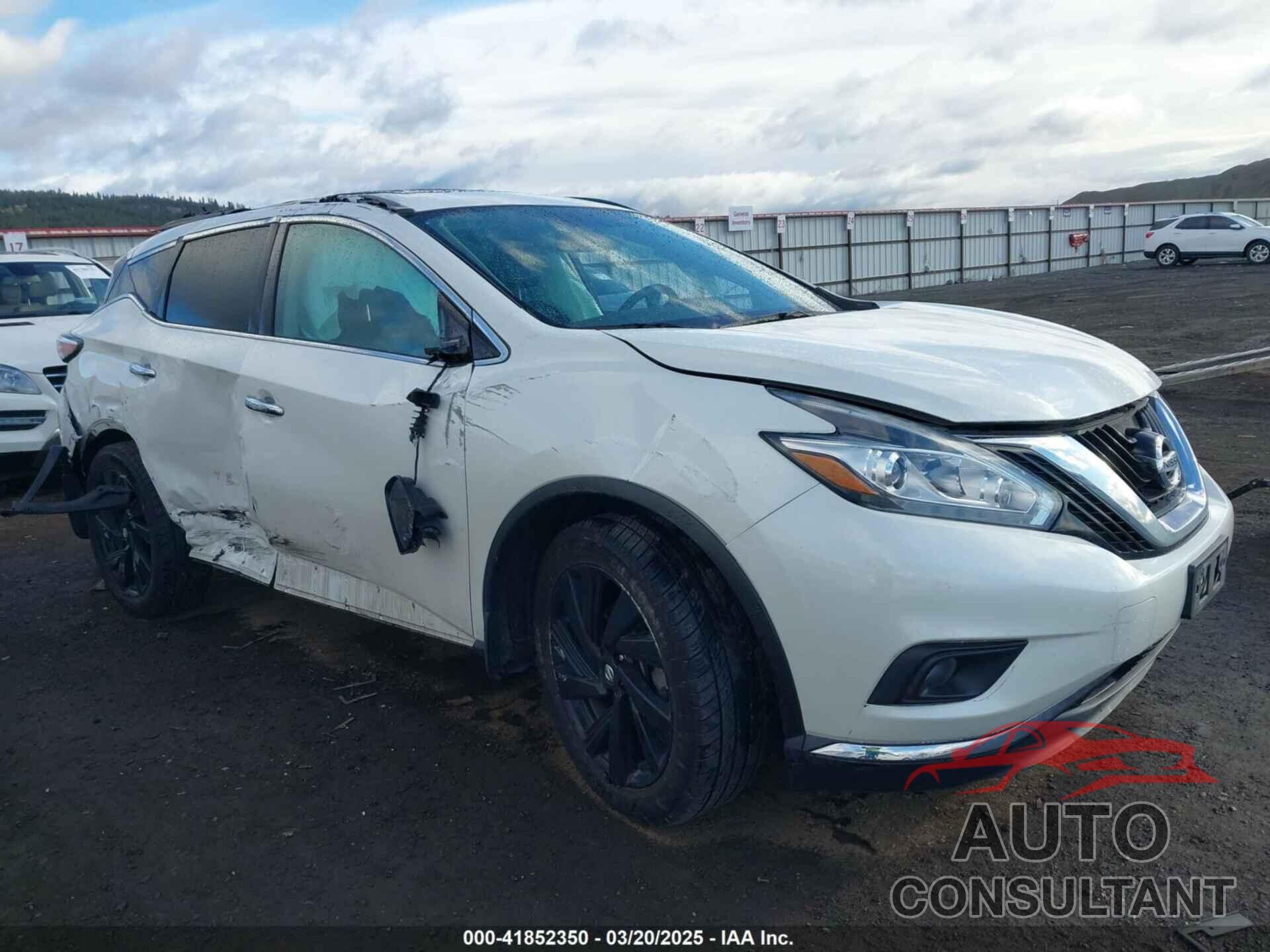 NISSAN MURANO 2017 - 5N1AZ2MH5HN204437