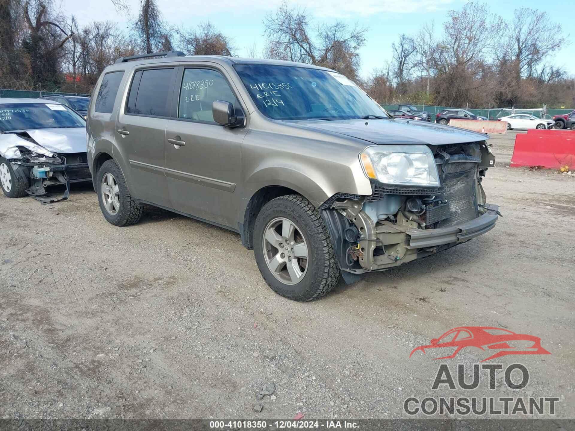 HONDA PILOT 2011 - 5FNYF4H69BB055763