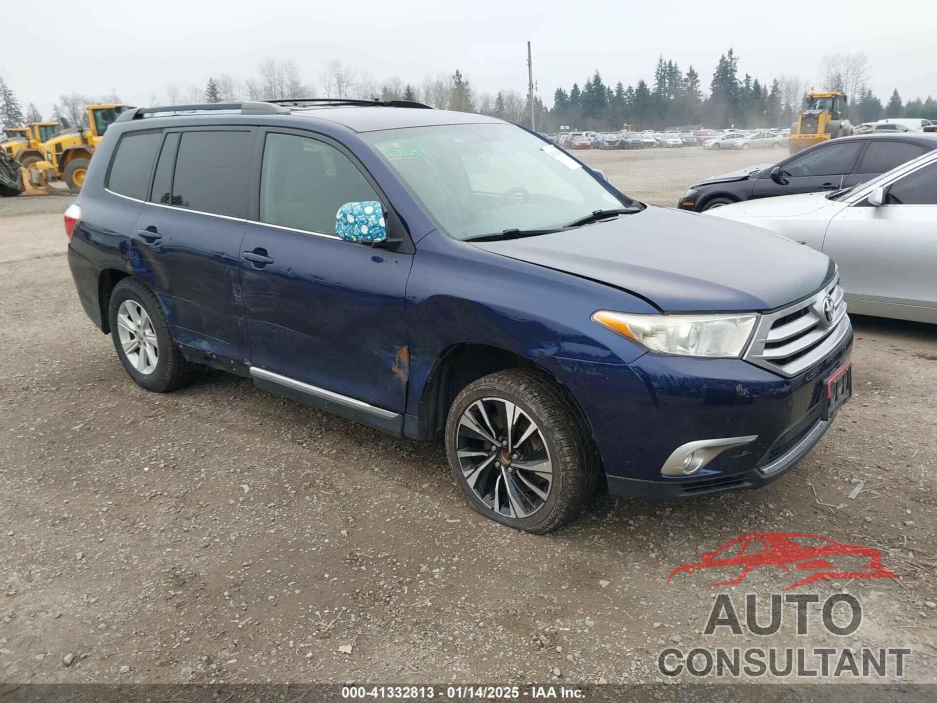 TOYOTA HIGHLANDER 2013 - 5TDBK3EH5DS245530