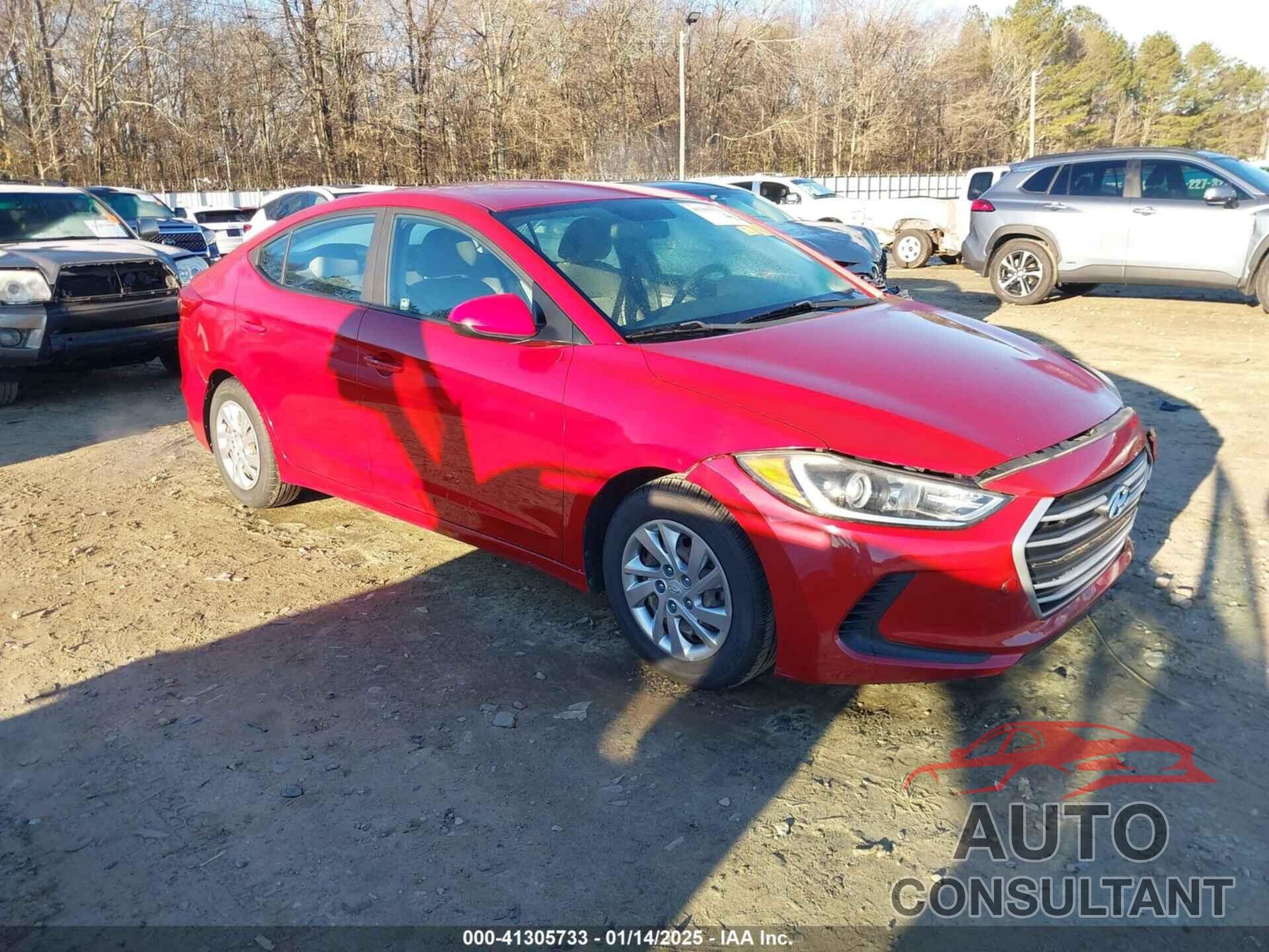 HYUNDAI ELANTRA 2017 - KMHD74LF6HU166138