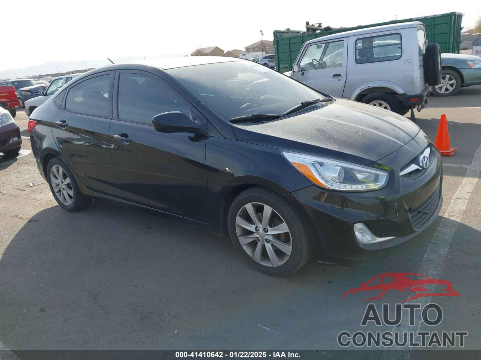 HYUNDAI ACCENT 2014 - KMHCU4AE6EU617501