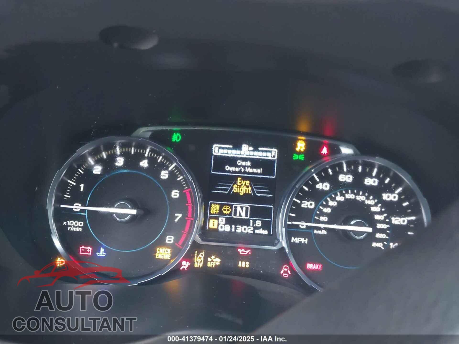 SUBARU FORESTER 2017 - JF2SJARC3HH509765