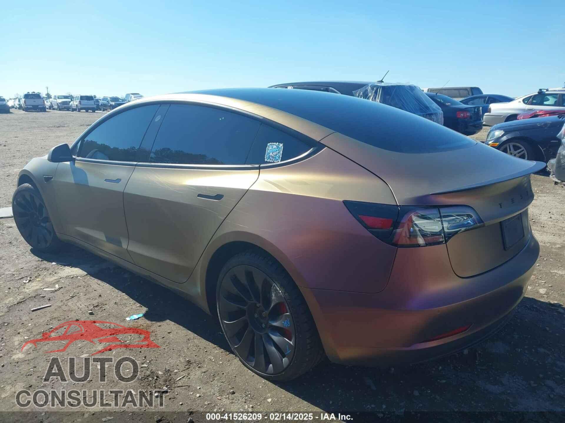 TESLA MODEL 3 2021 - 5YJ3E1EC5MF849832