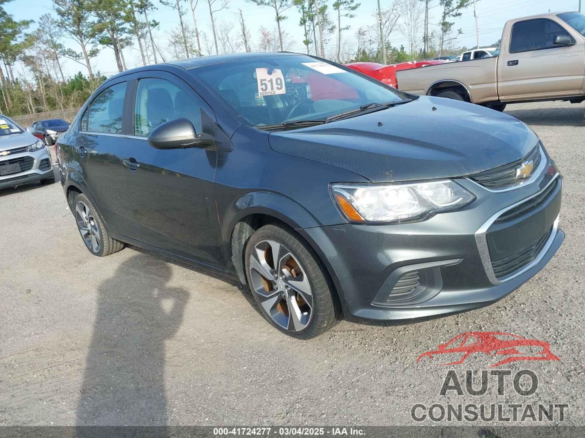 CHEVROLET SONIC 2019 - 1G1JF5SBXK4124358