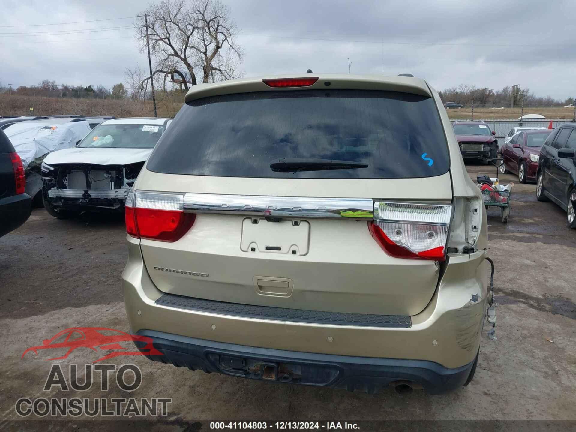 DODGE DURANGO 2011 - 1D4RD2GG2BC618368