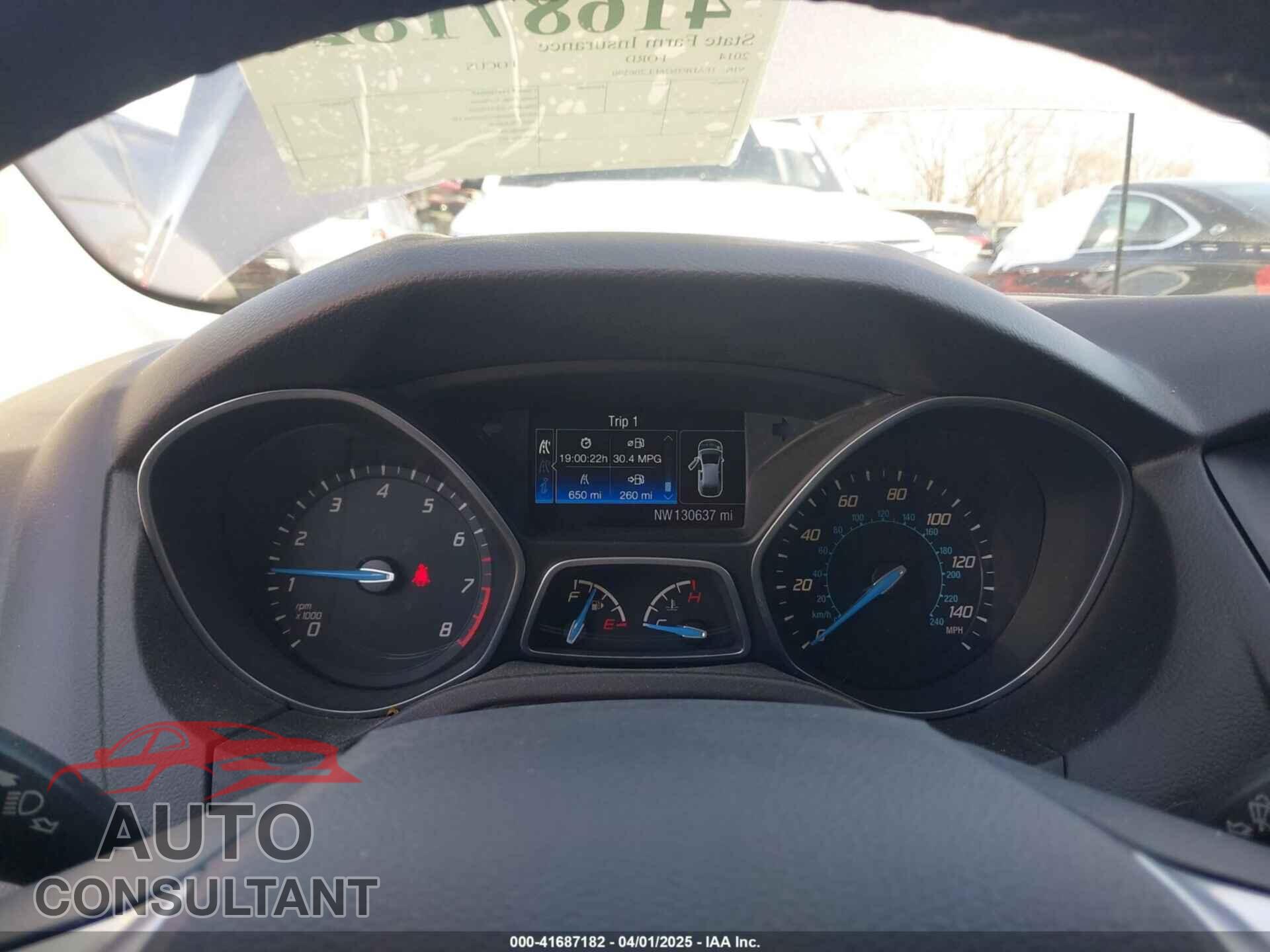 FORD FOCUS 2014 - 1FADP3N26EL206590