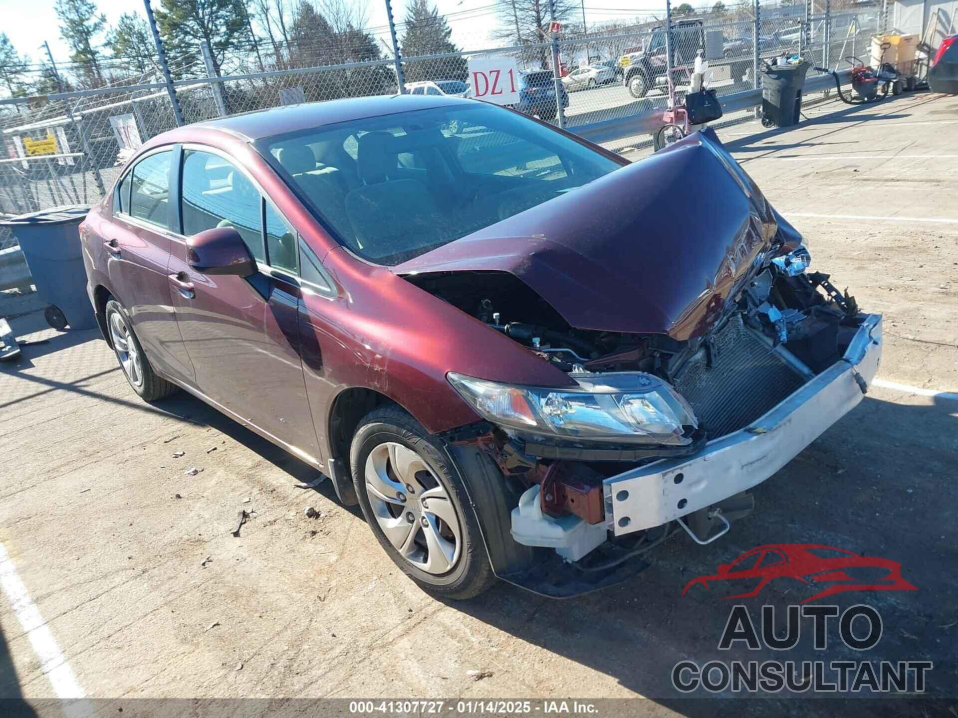 HONDA CIVIC 2013 - 19XFB2F5XDE204241