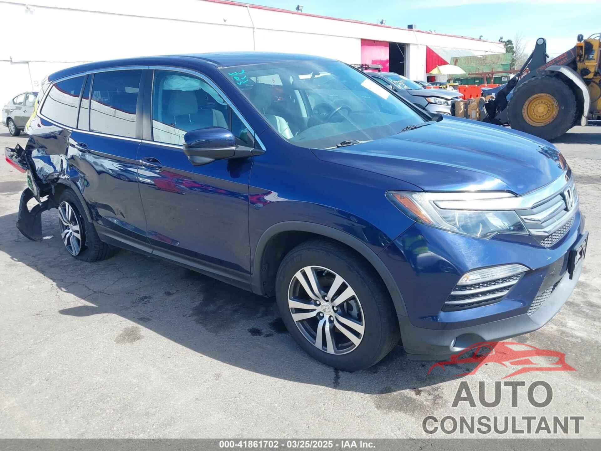 HONDA PILOT 2016 - 5FNYF6H5XGB102213