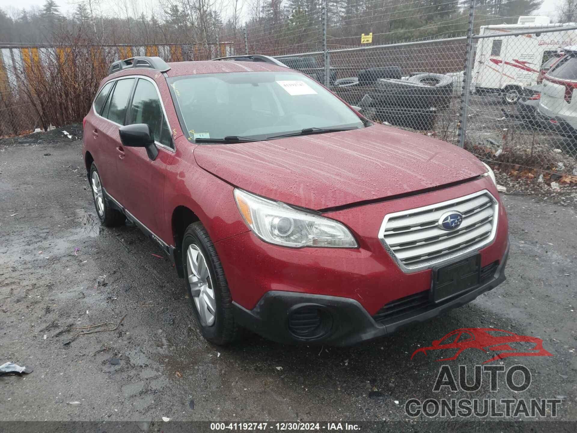 SUBARU OUTBACK 2016 - 4S4BSAAC2G3229351