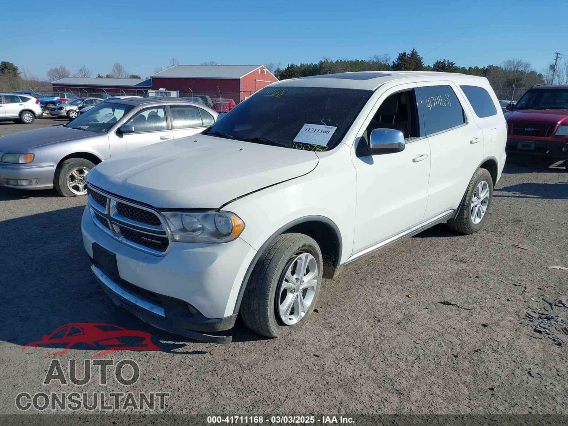 DODGE DURANGO 2012 - 1C4RDJAG6CC100782