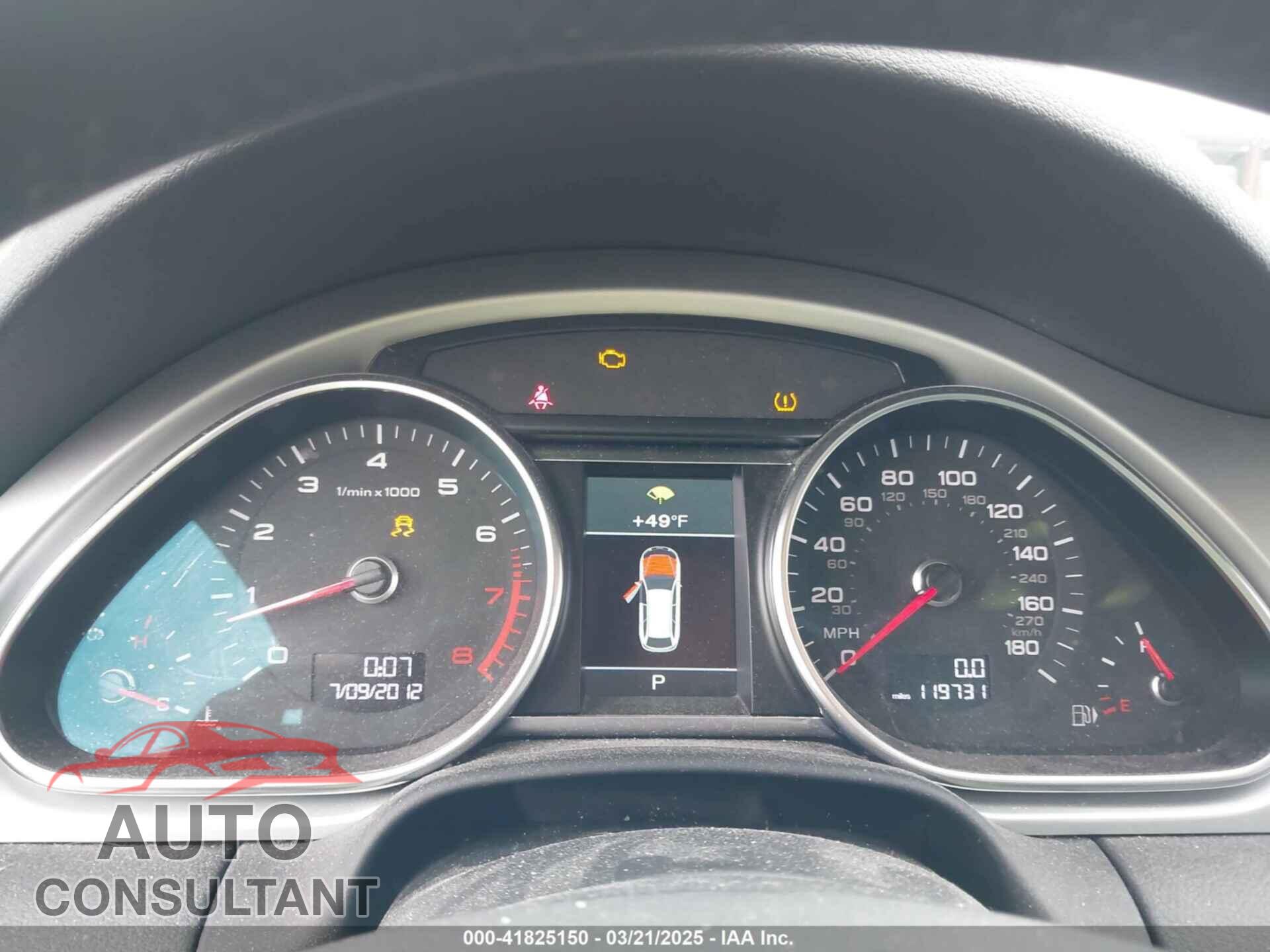 AUDI Q7 2013 - WA1DGAFE4DD014580